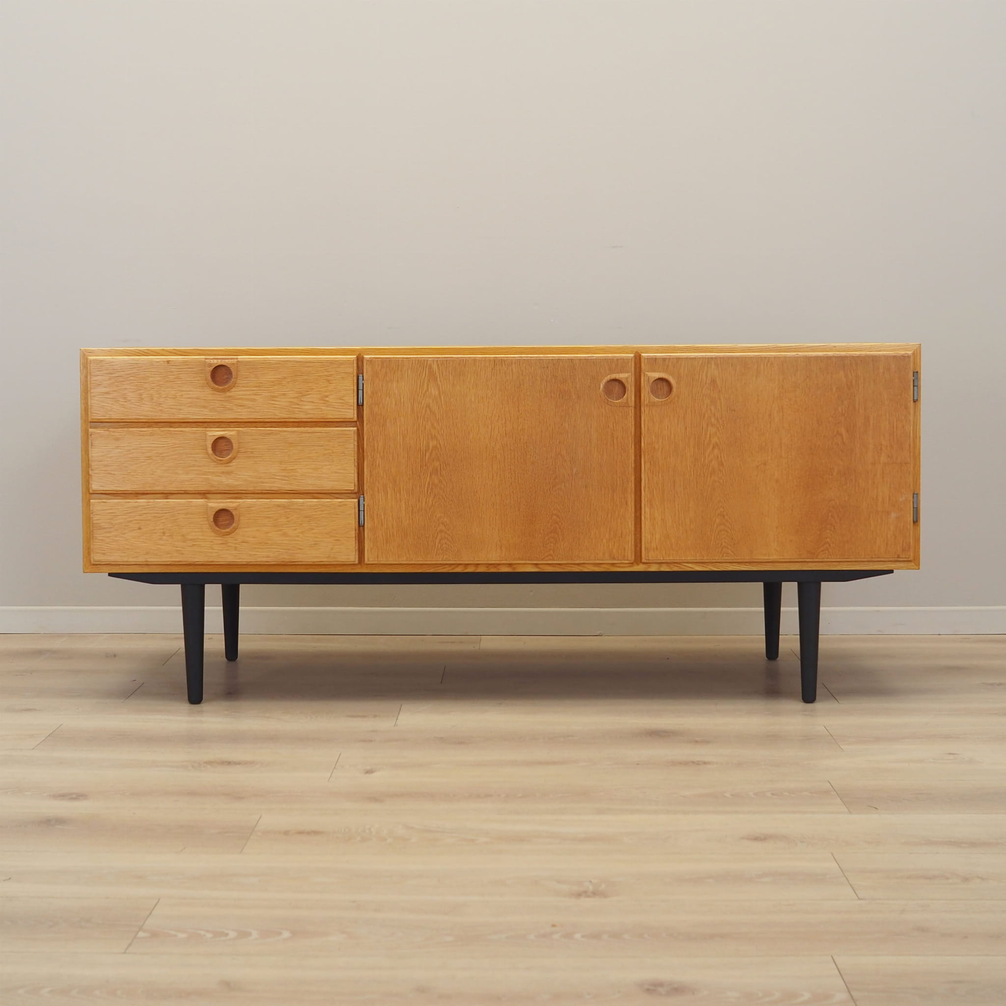 Sideboard Holz Beige 1970er Jahre