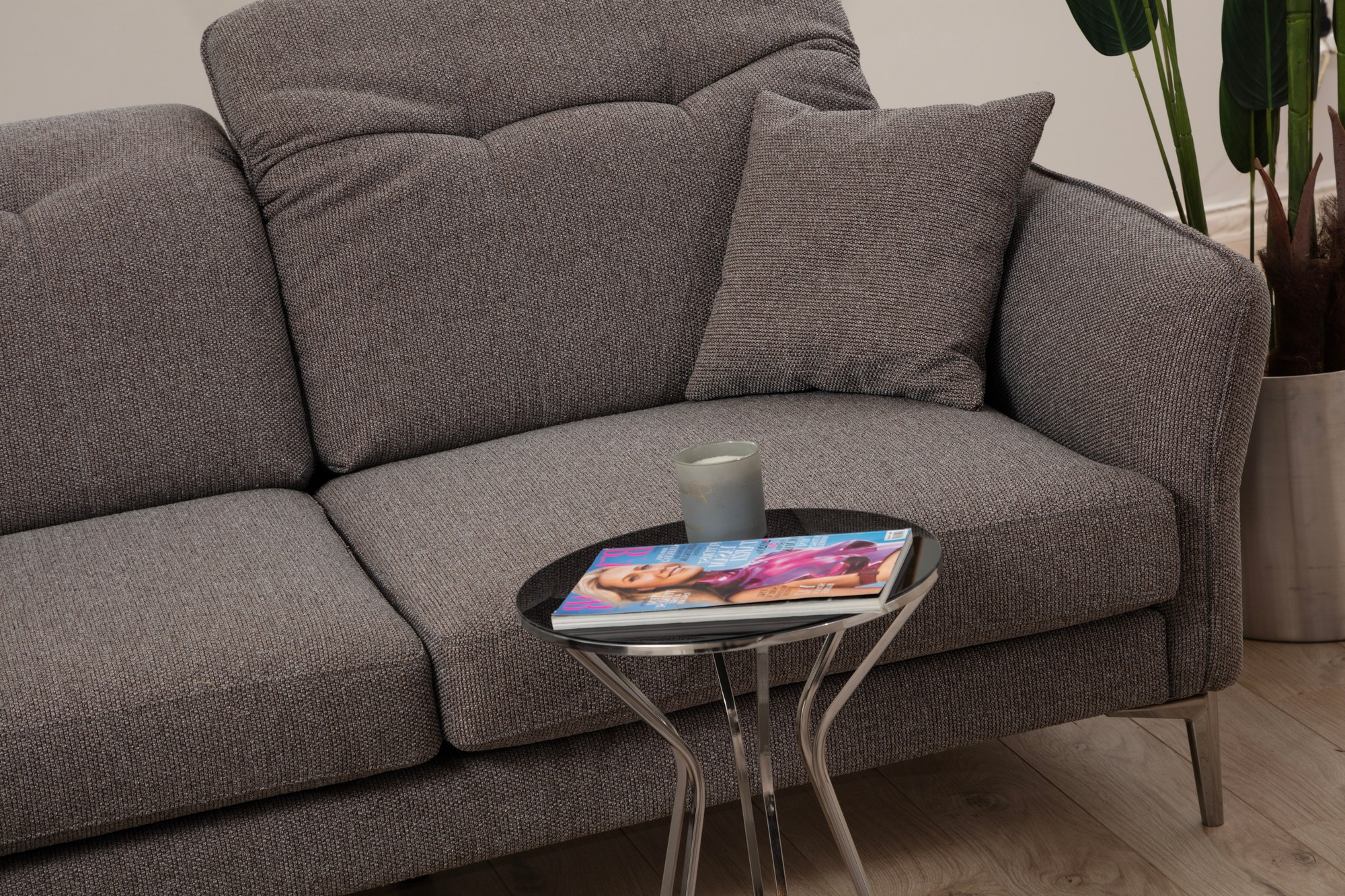 Costor Divano angolare sinistro grigio