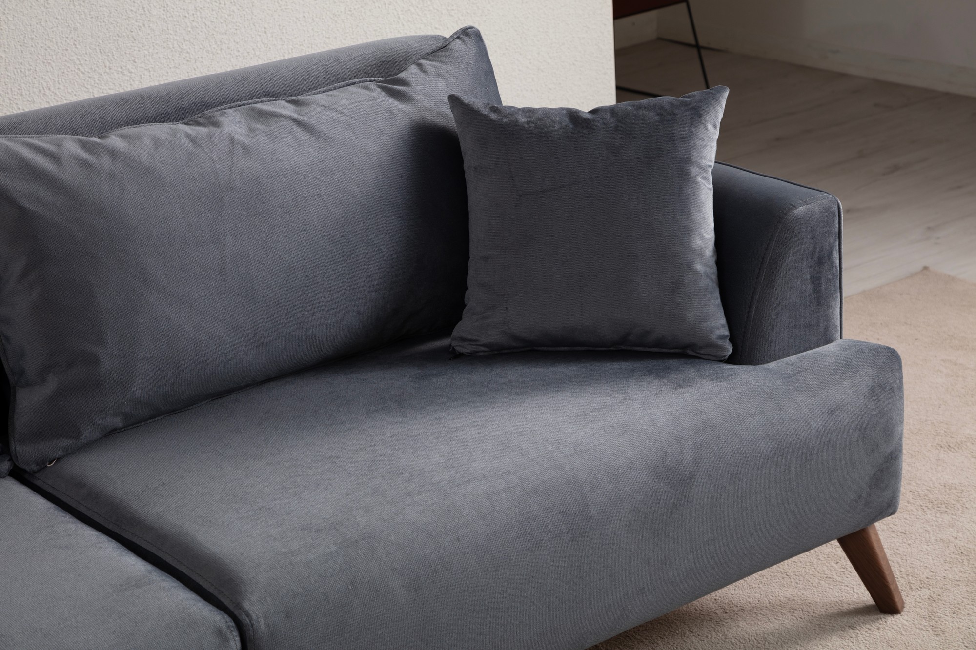 Buhara 3-Sitzer Sofa Dunkelgrau