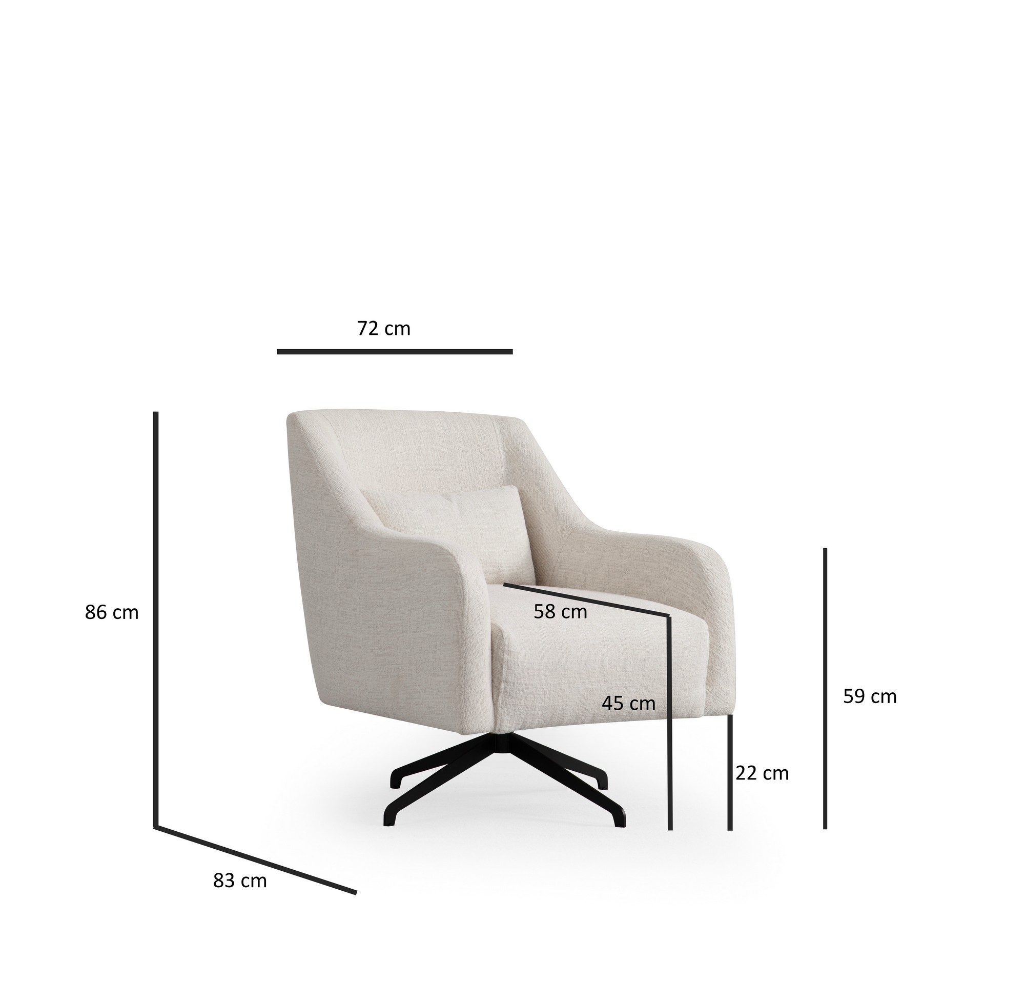 Gio Bergere Armchair White