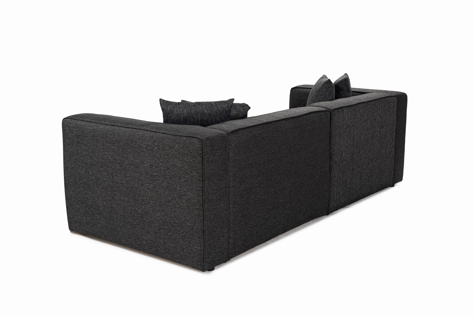 Mora XL 2-Sitzer Sofa Schwarzgrau