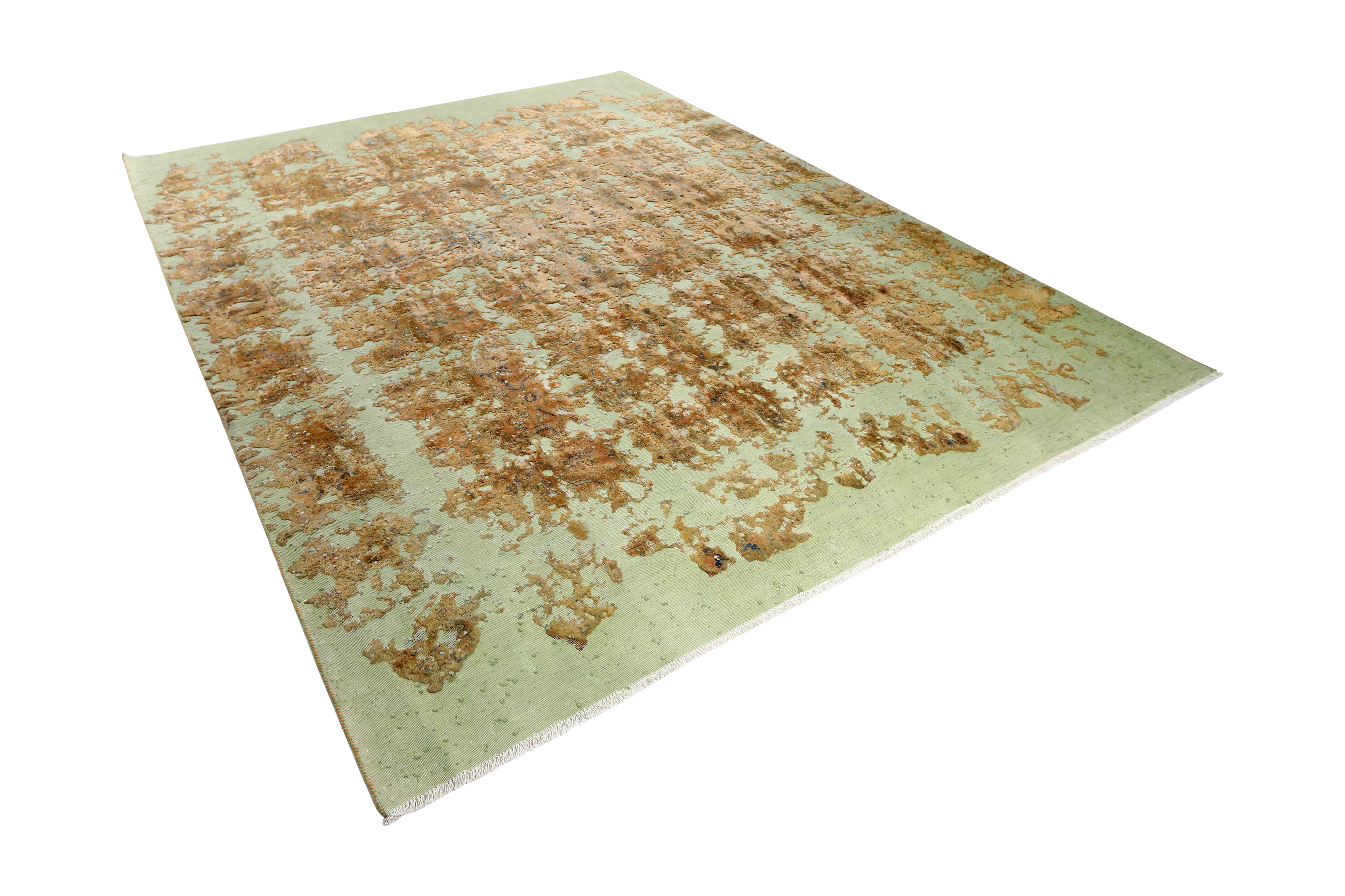 Vintage Teppich Wolle Mehrfarbig