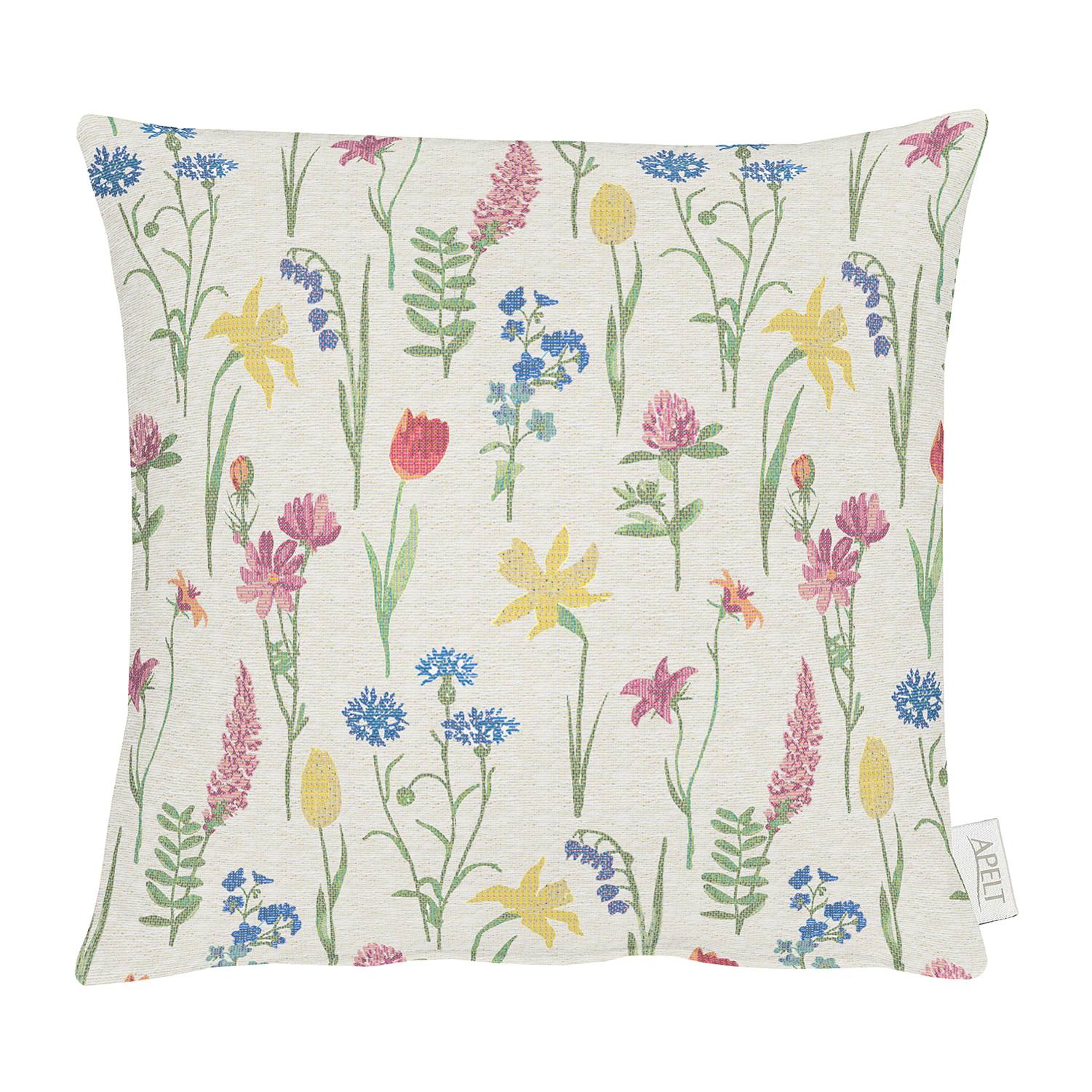 Kissenbezug Grove Mischgewebe Creme / Bunt