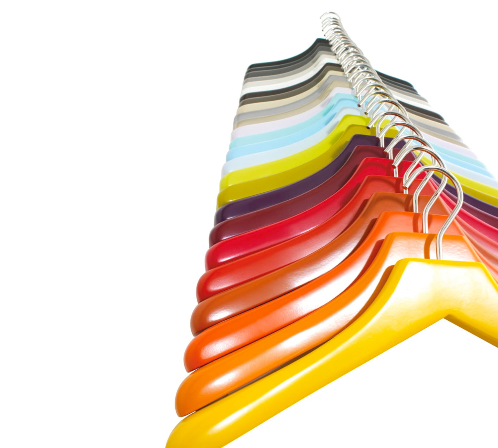 0112.Kleiderbügel Holz Metall Blau