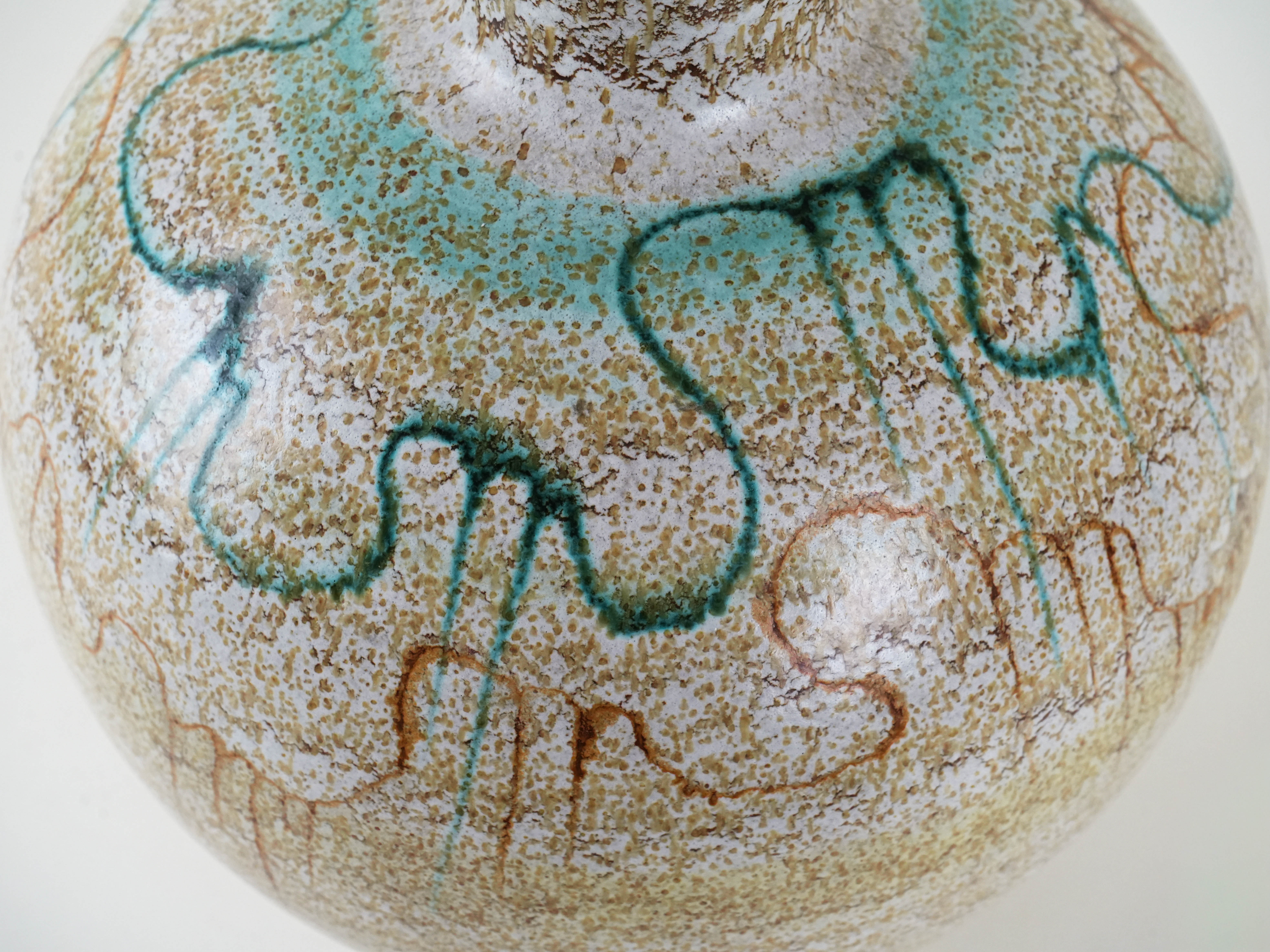 Ceramic vase Multicolored 1960s