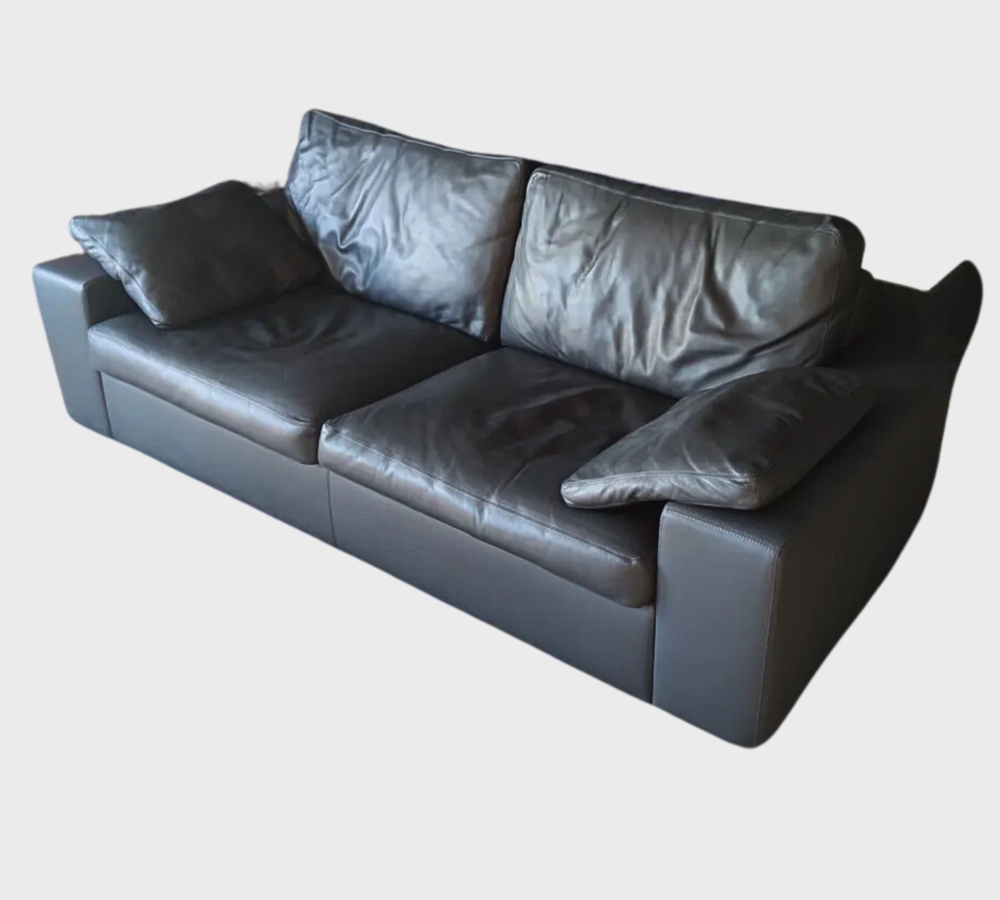 Conseta Sofa 3-Sitzer Leder Anthrazit