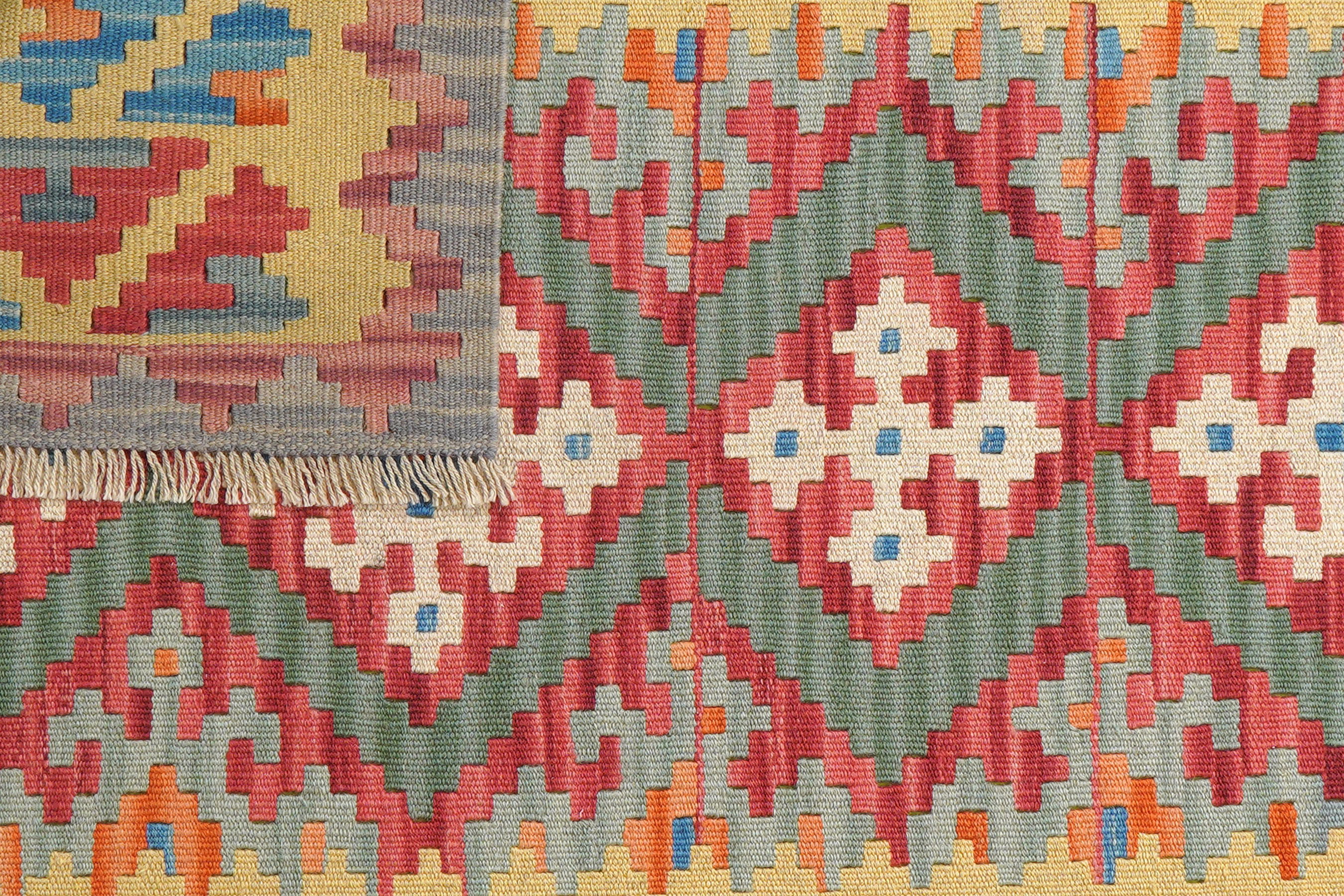 Kelim Gashgai Wool Multicolored