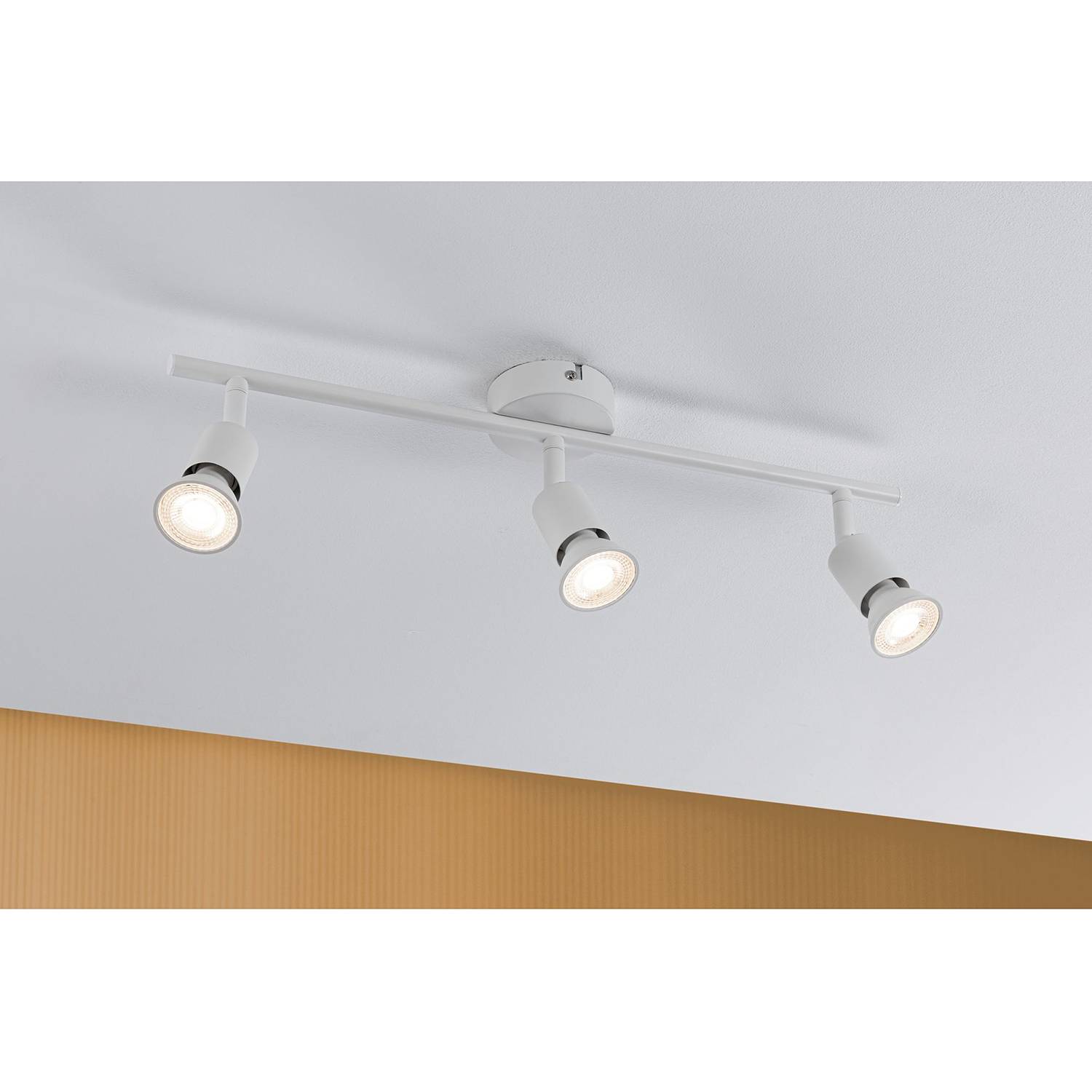 Carolina VII Ceiling Light Aluminium White