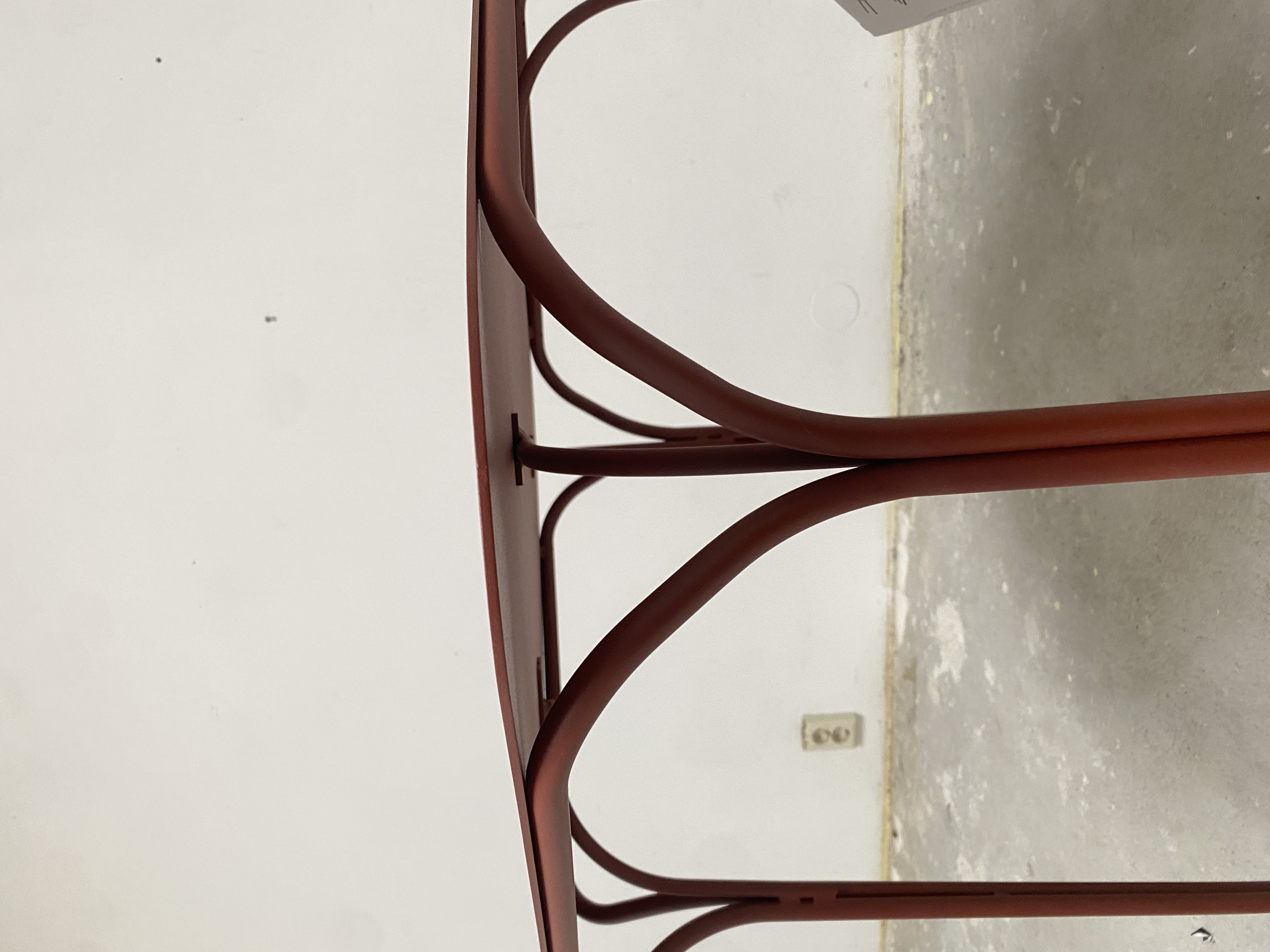 Hiray Garden table Metal Red