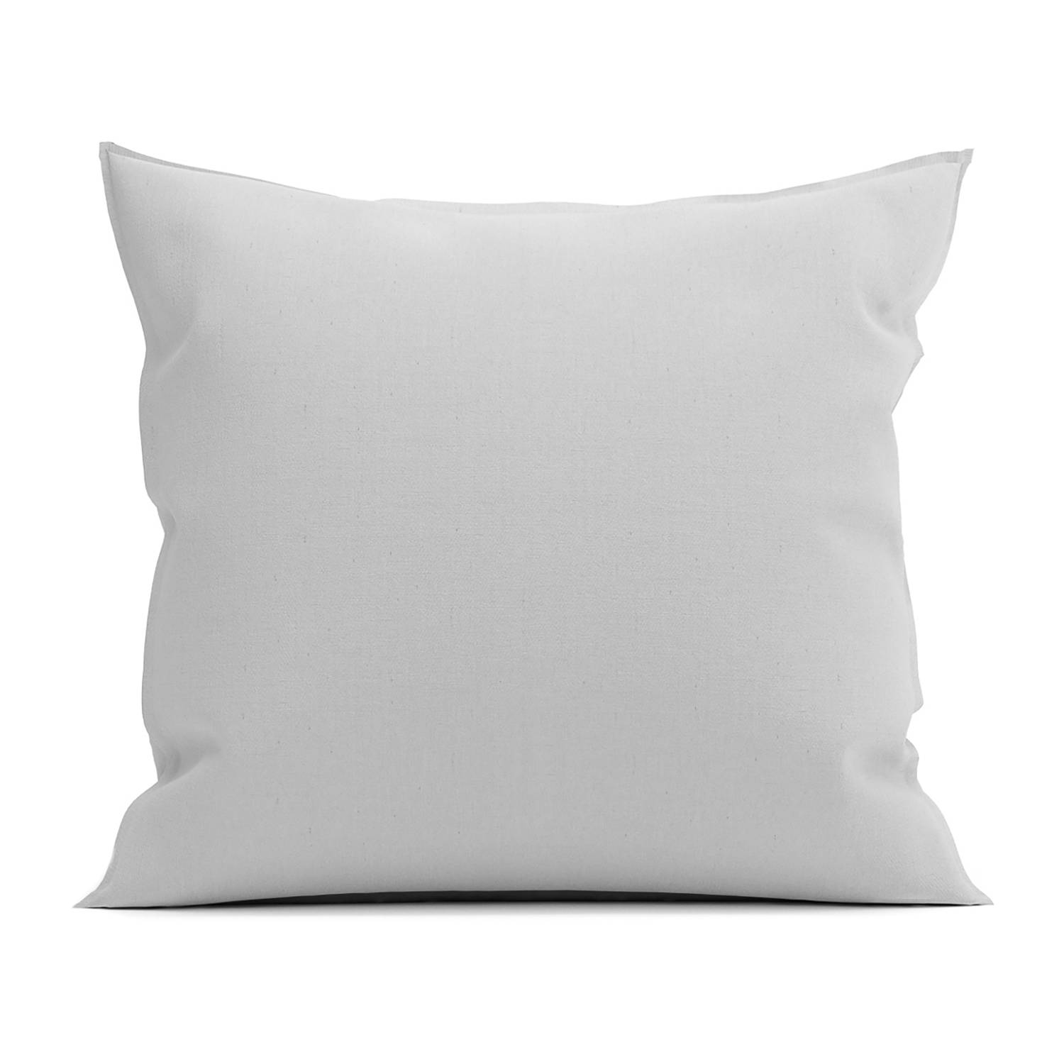 Franela II Kissenbezug Baumwolle Flanell Silber 50 x 50 cm
