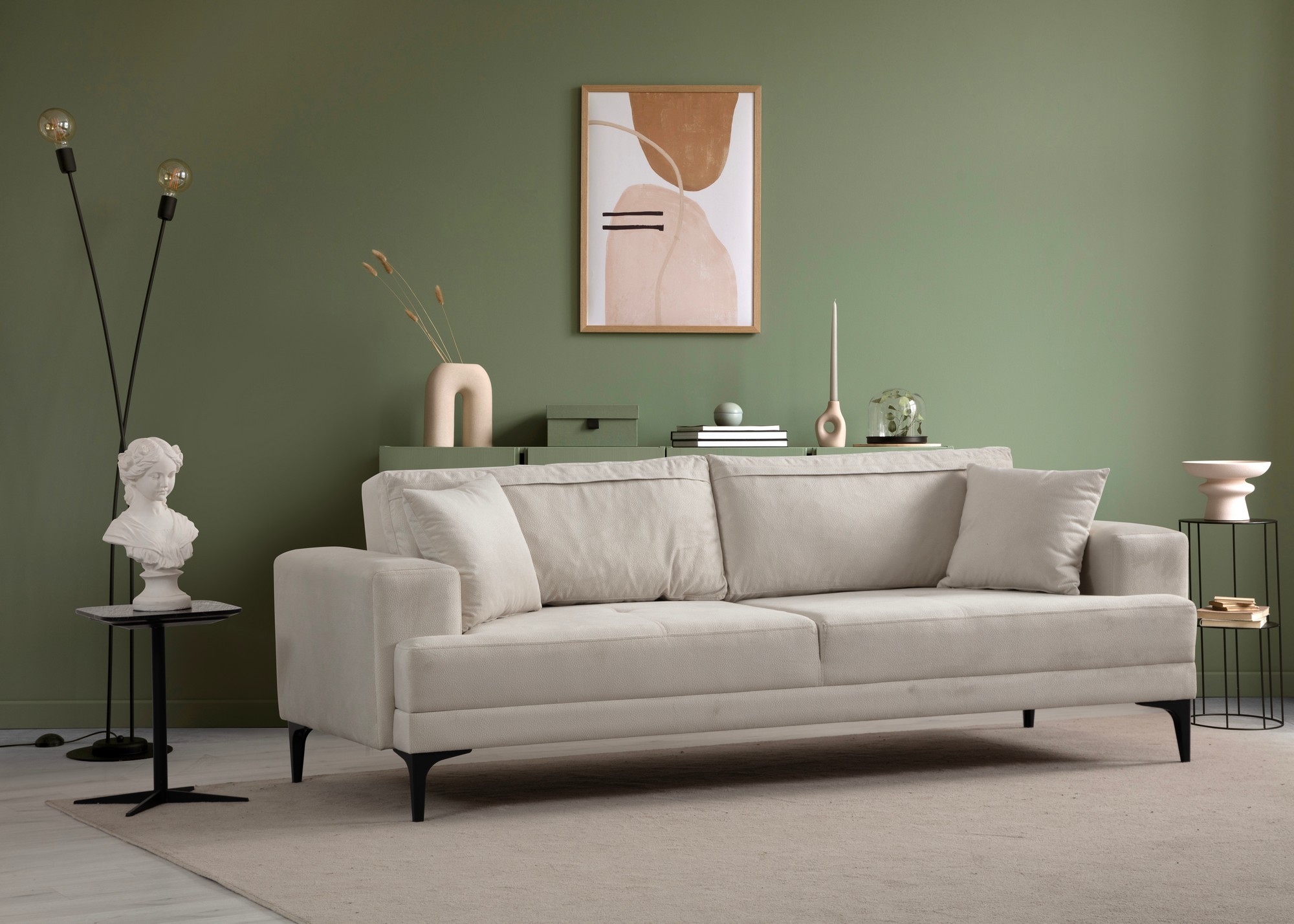 Astana 3-Sitzer Sofa Grau