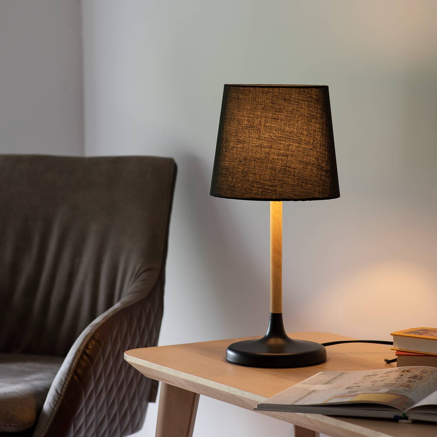 Nima Table Lamp Fabric Iron 1-light