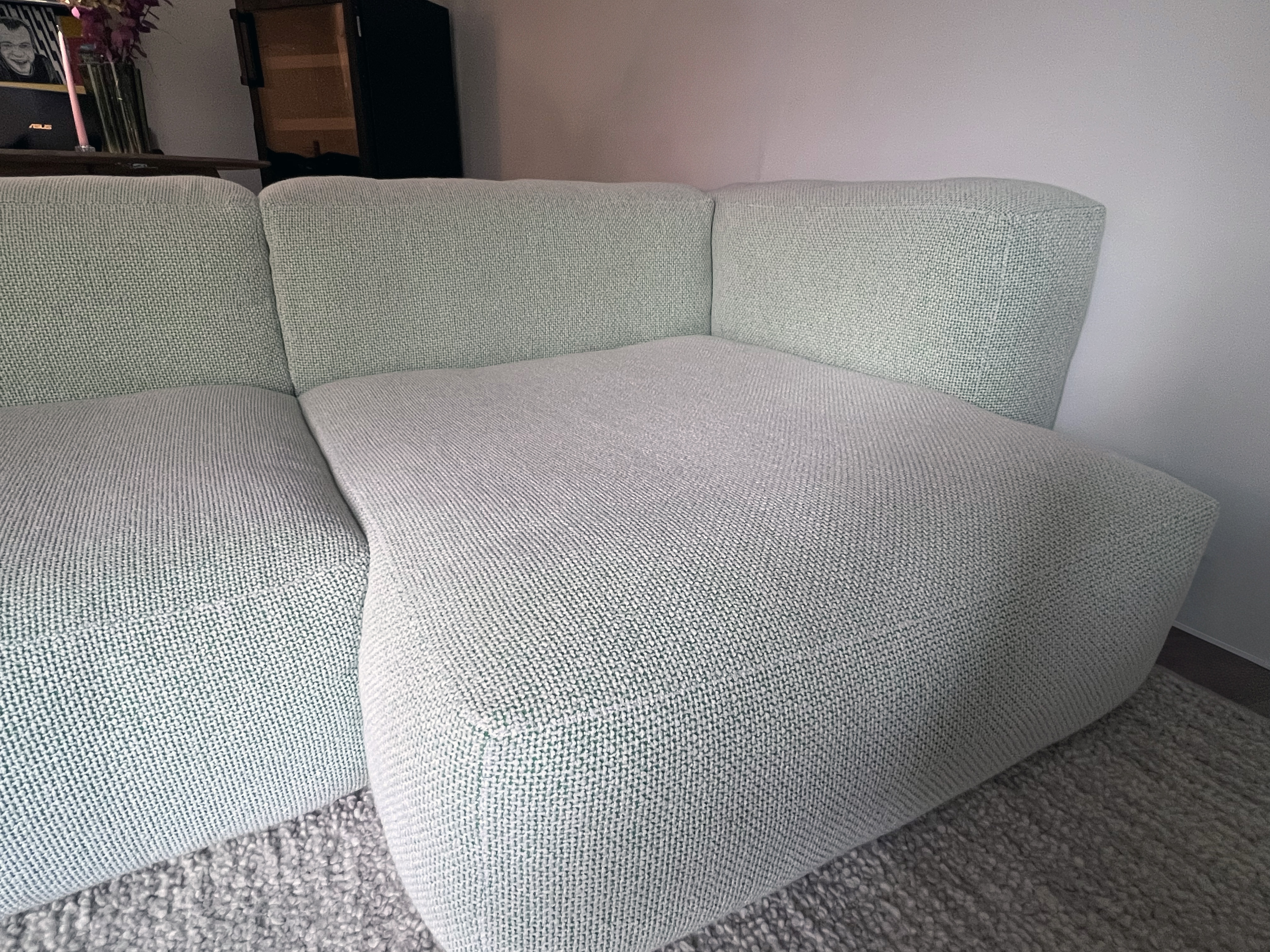 Mags Sofa 2-Sitzer Grün Weiß 