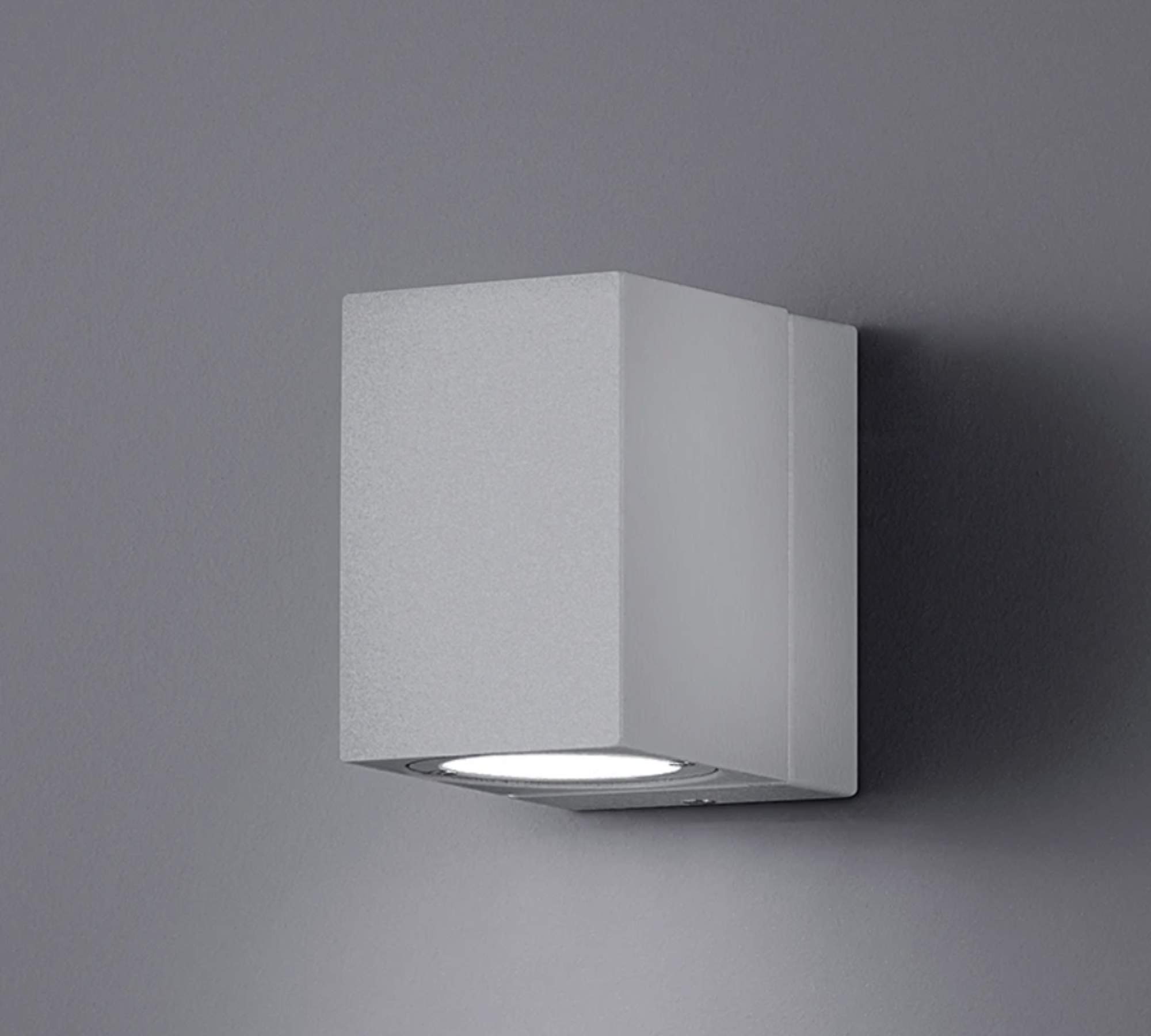 Outdoor LED Wandleuchte 1-flammig Aluminium Titan