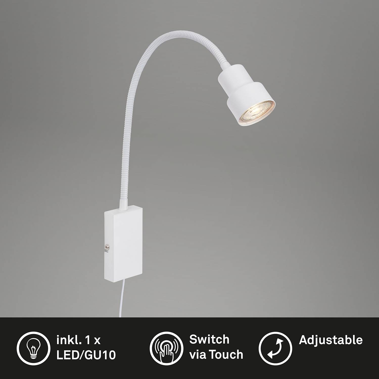LED-Tischleuchte Tusi 1-Flammig Weiß