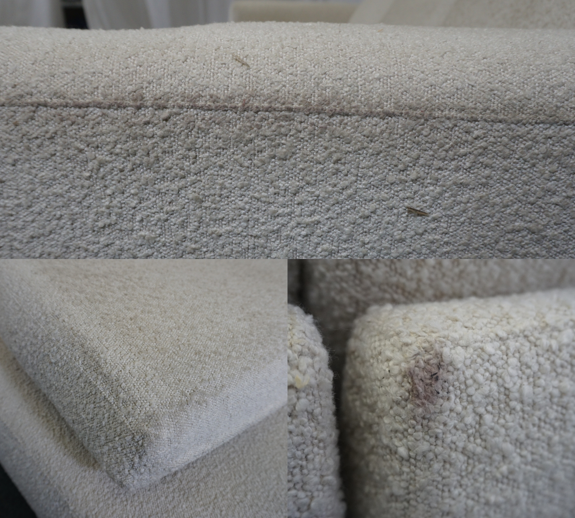 Vilmar Sofa 3-Sitzer Récamiere Links Maya Cream