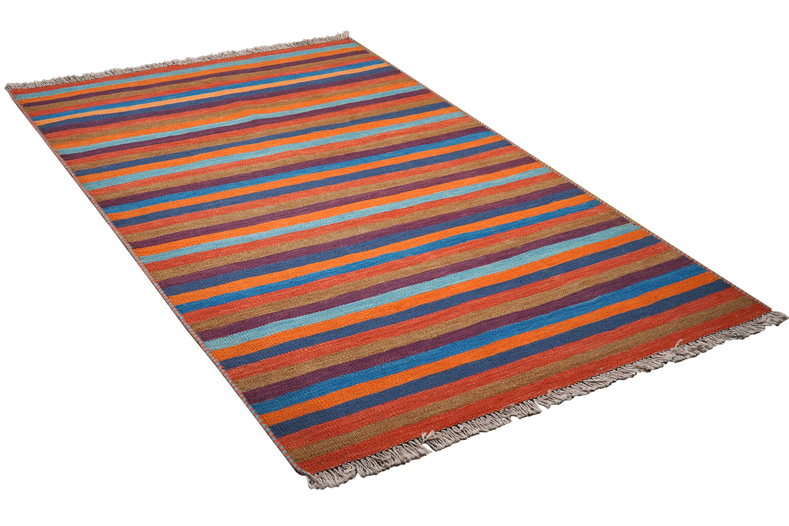 Kelim Gashgai Carpet Wool Multicolored