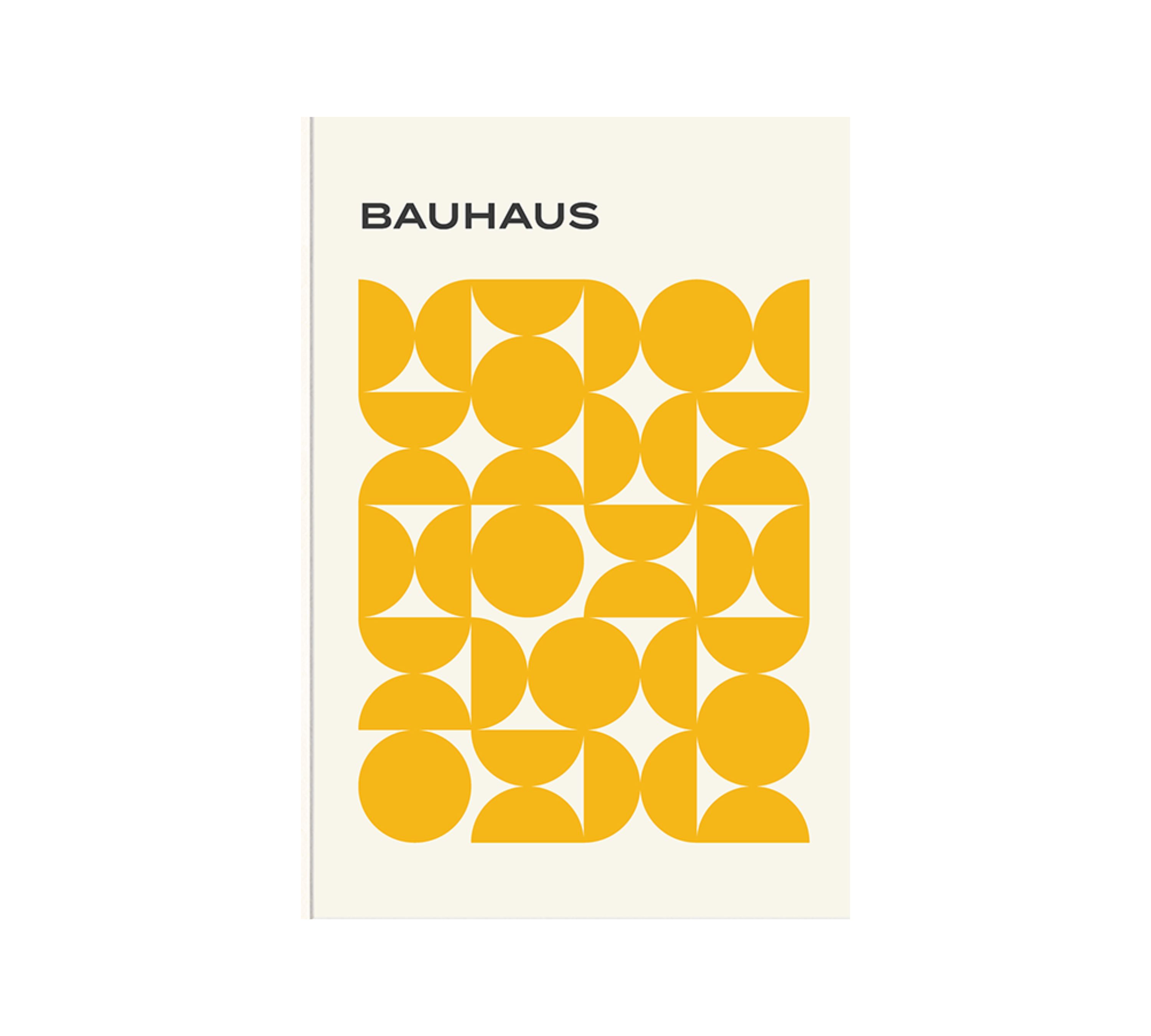 Bauhaus Yellow Kunstdruck mit Rahmen Mehrfarbig