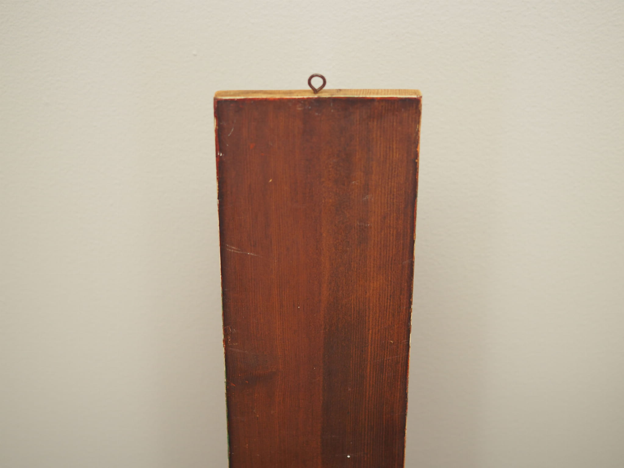 Vintage Wandschmuck Holz Braun 1970er Jahre