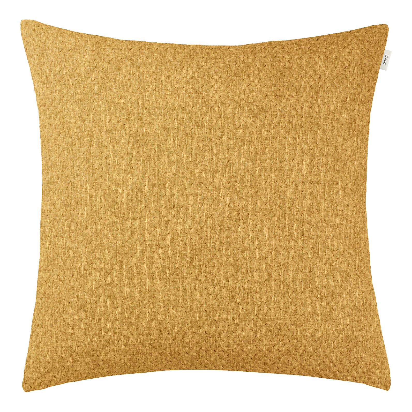 Harp Structure Kissenbezug Polyester Senfgelb 60 x 60 cm