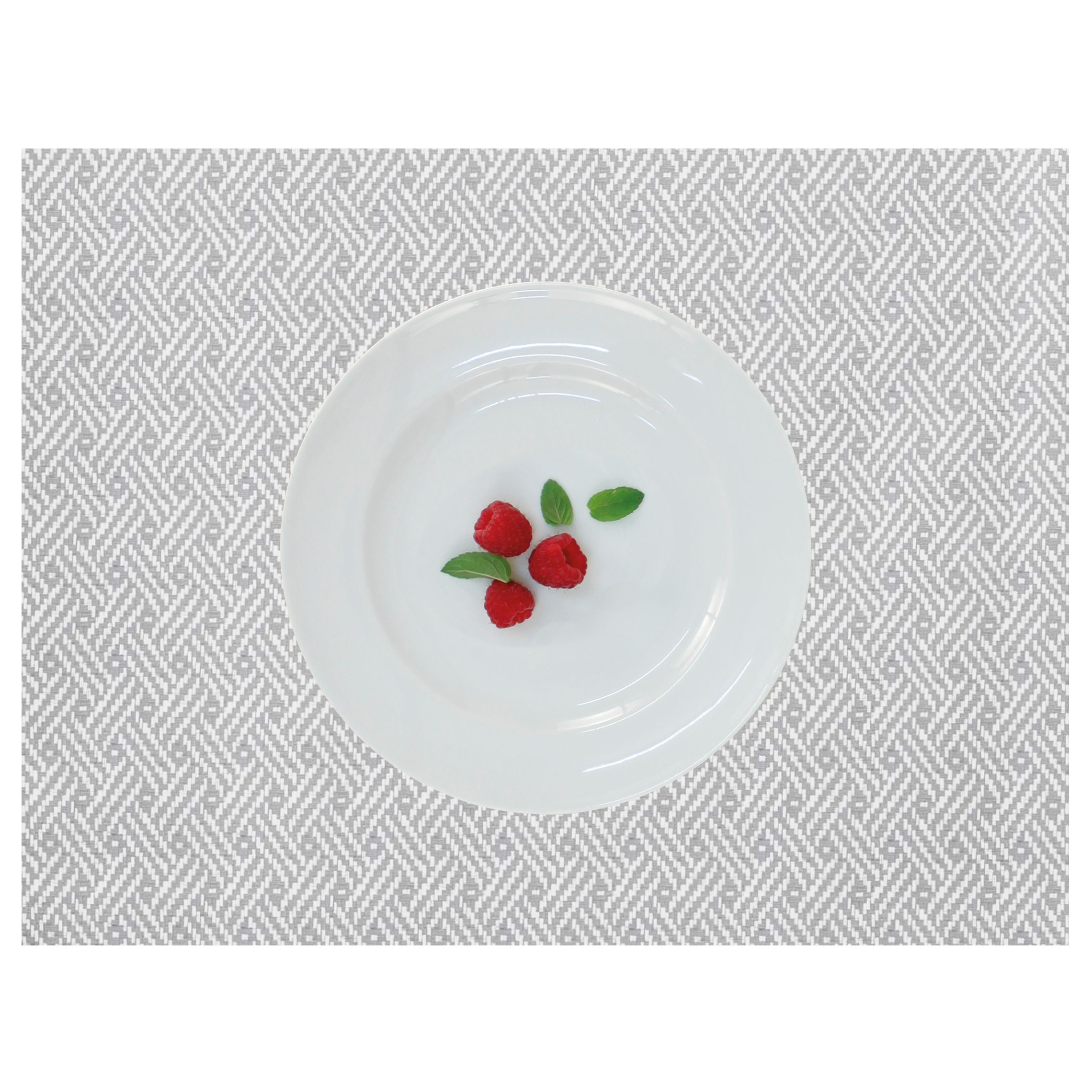Placemat Match Blended Fabric Light Grey