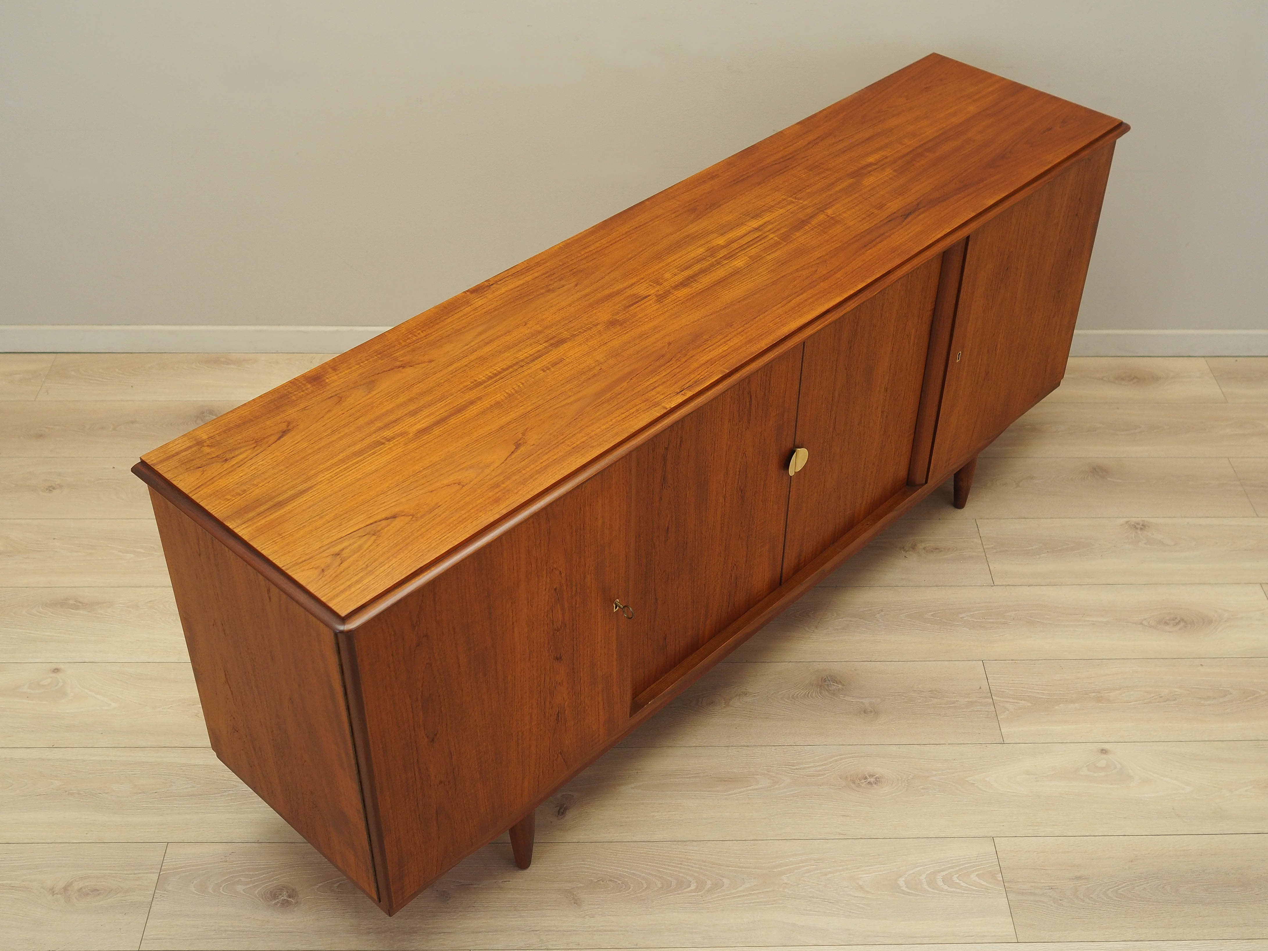 Teak sideboard brown 1970s