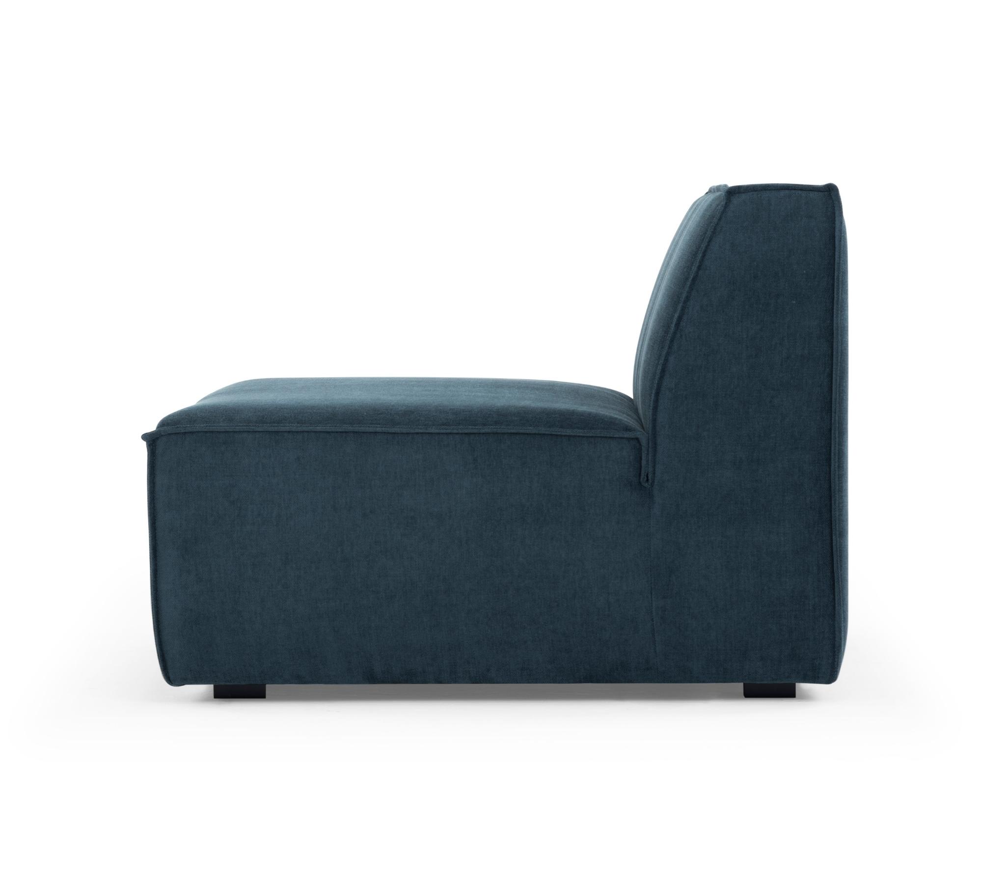 1-seater sofa module Danny Dusty Blue