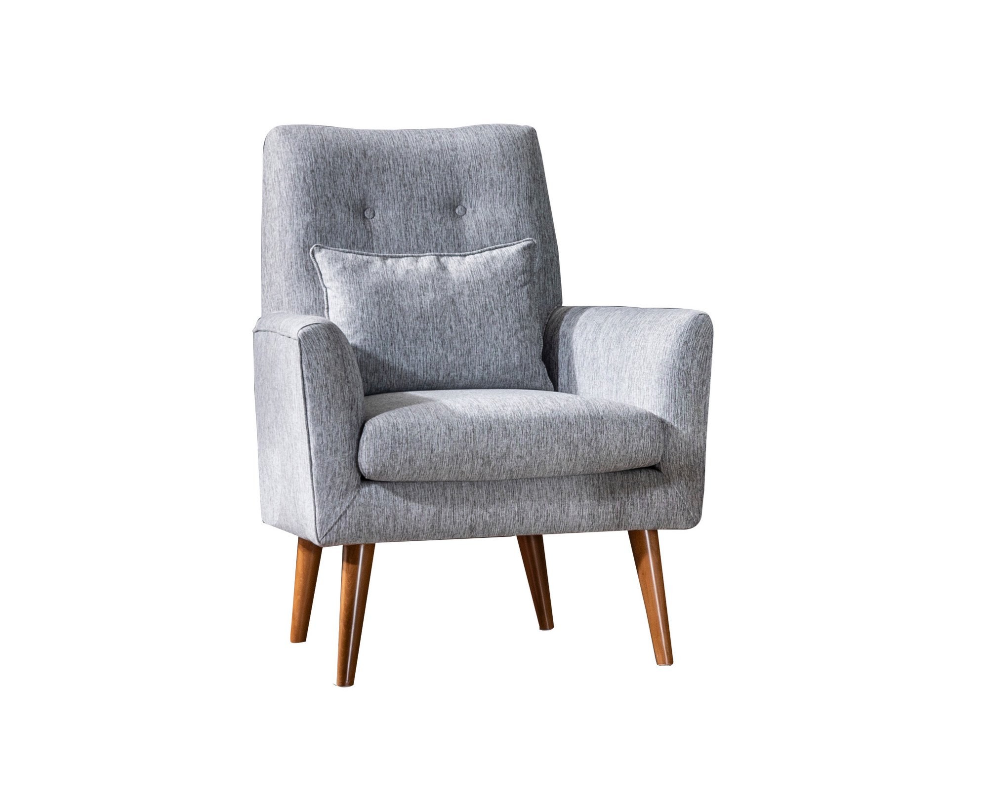 Aria Sessel Holzfurnier Grau