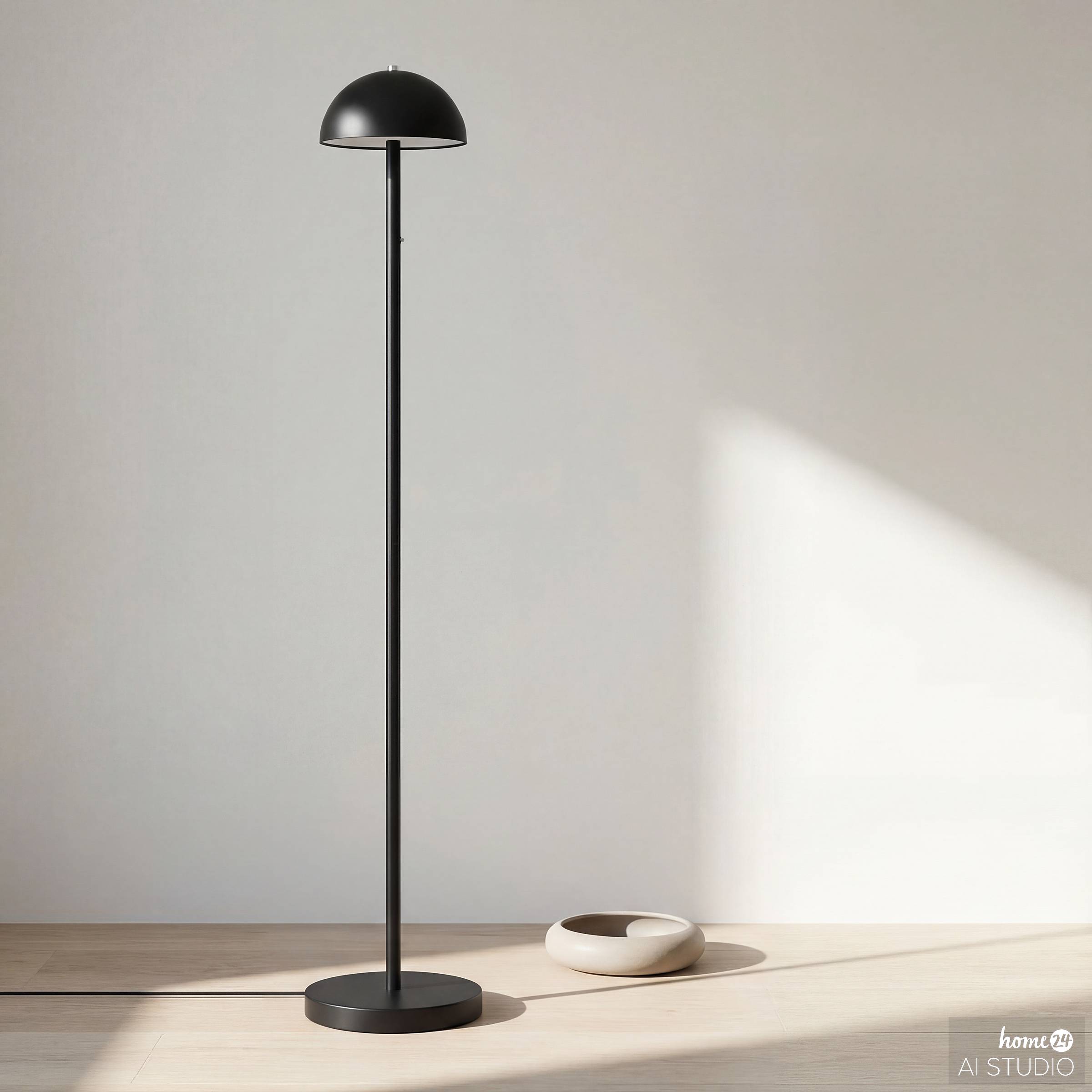 Ricano Akku-Stehleuchte Dimmbar Schwarz