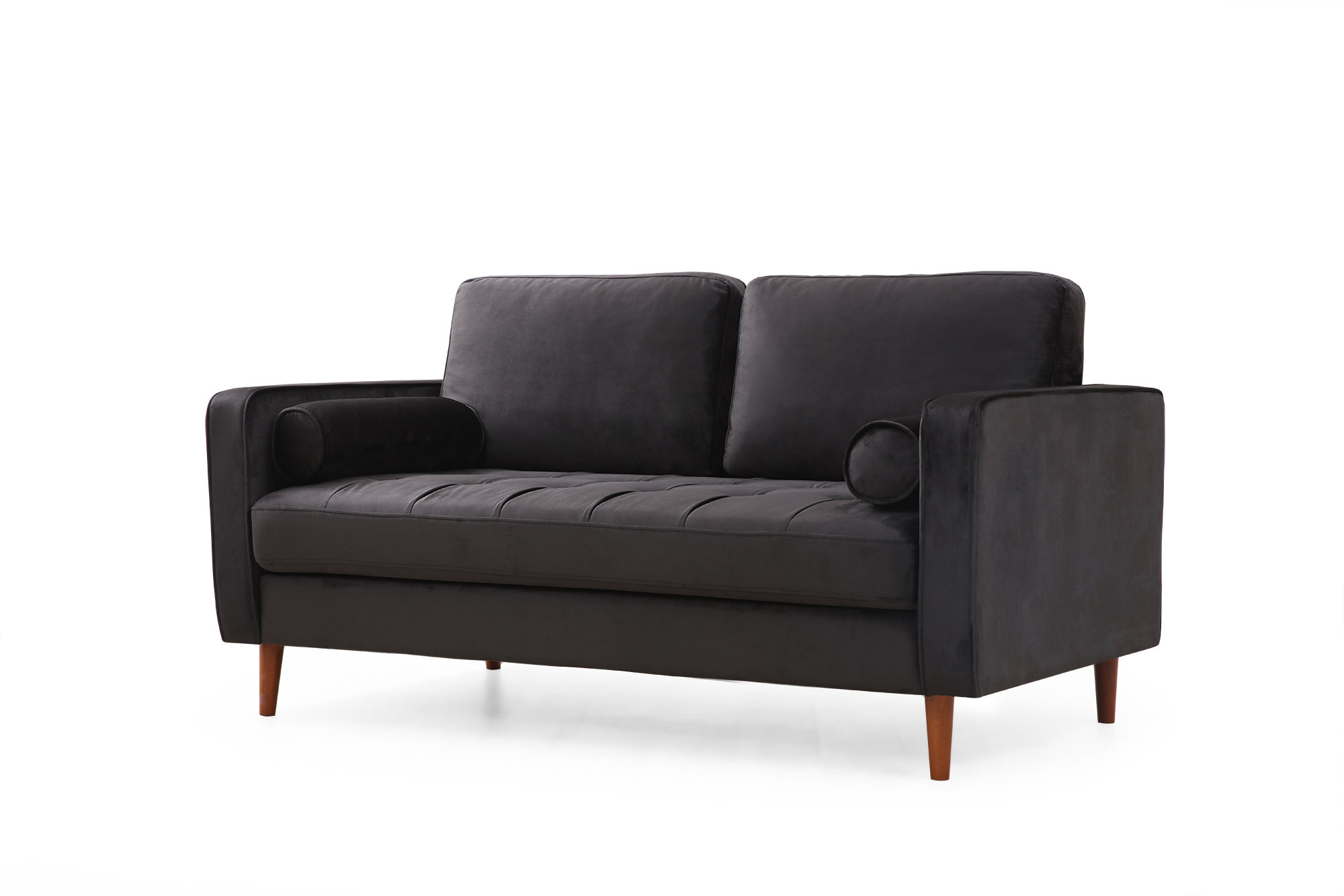 Rome 2-seater sofa Black