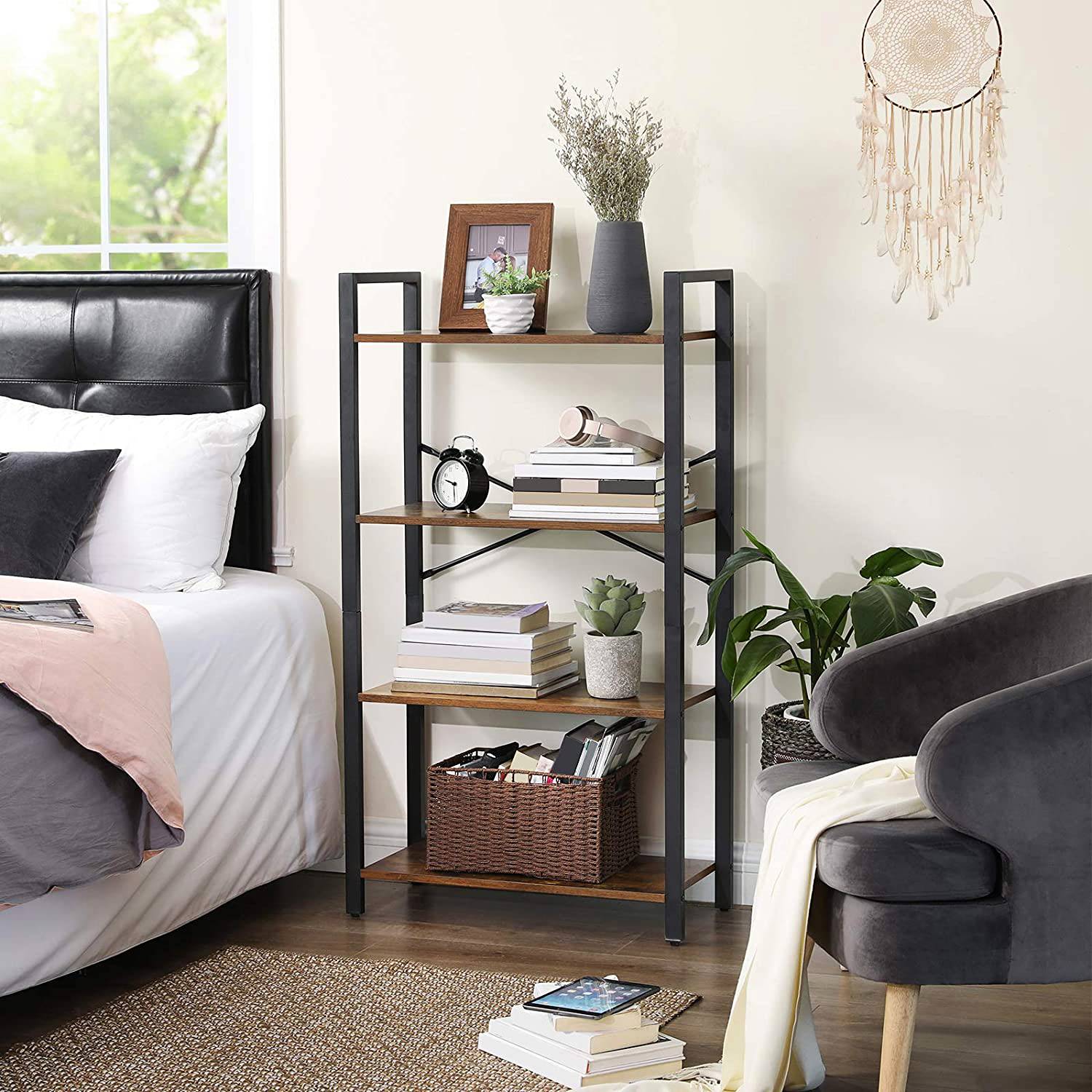 Shelf Leesville III Brown Black