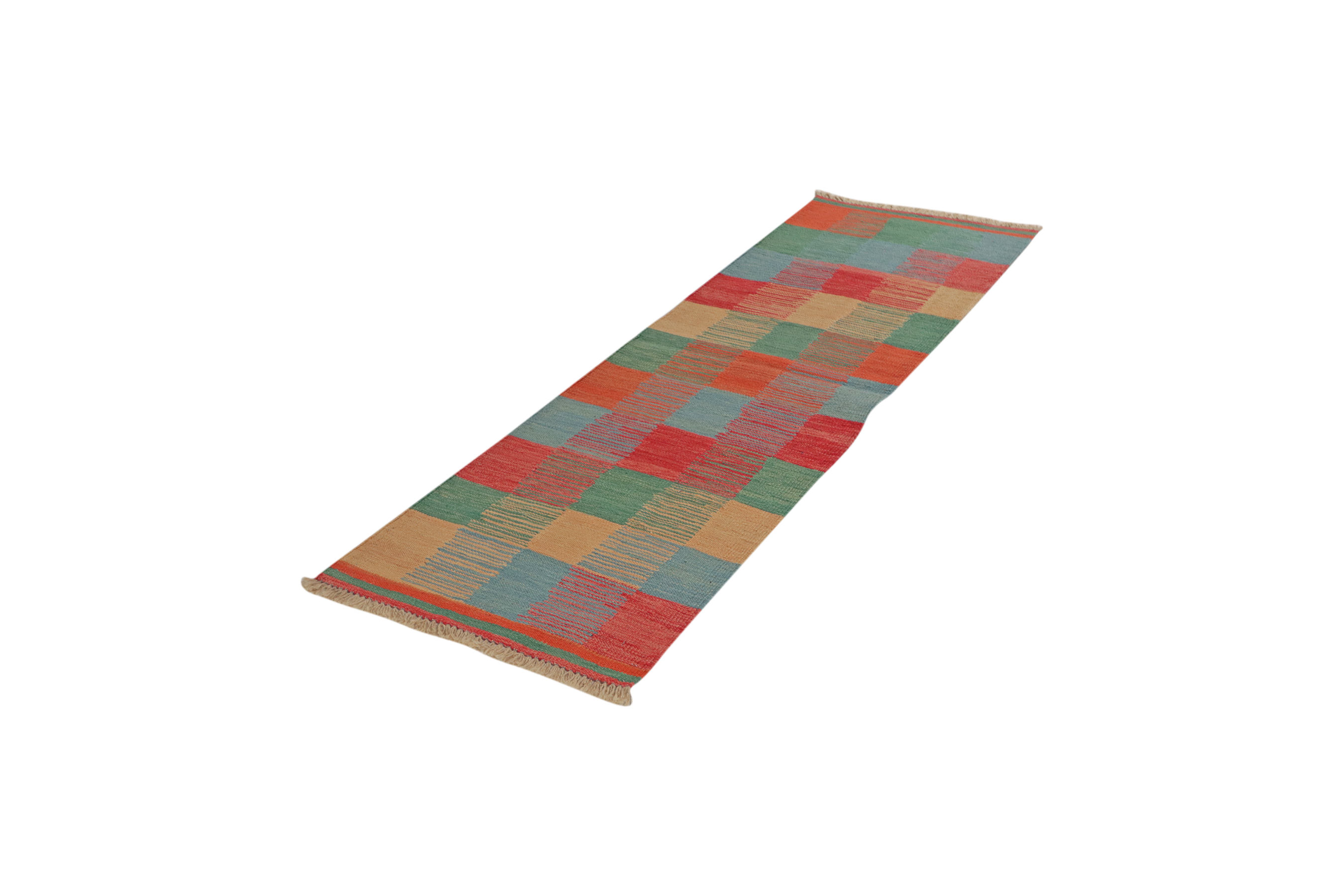 Kelim Gashgai Carpet Wool Multicolored