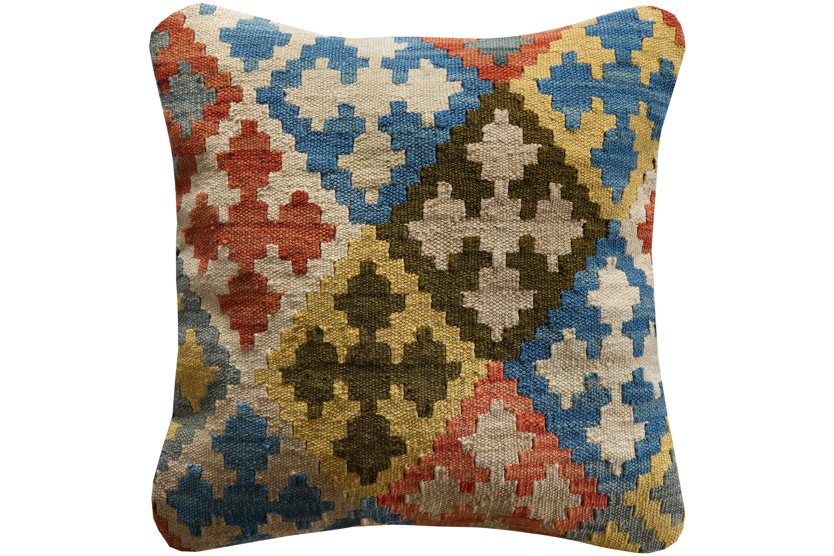 Carpet Pillow Wool Cotton Multicolor