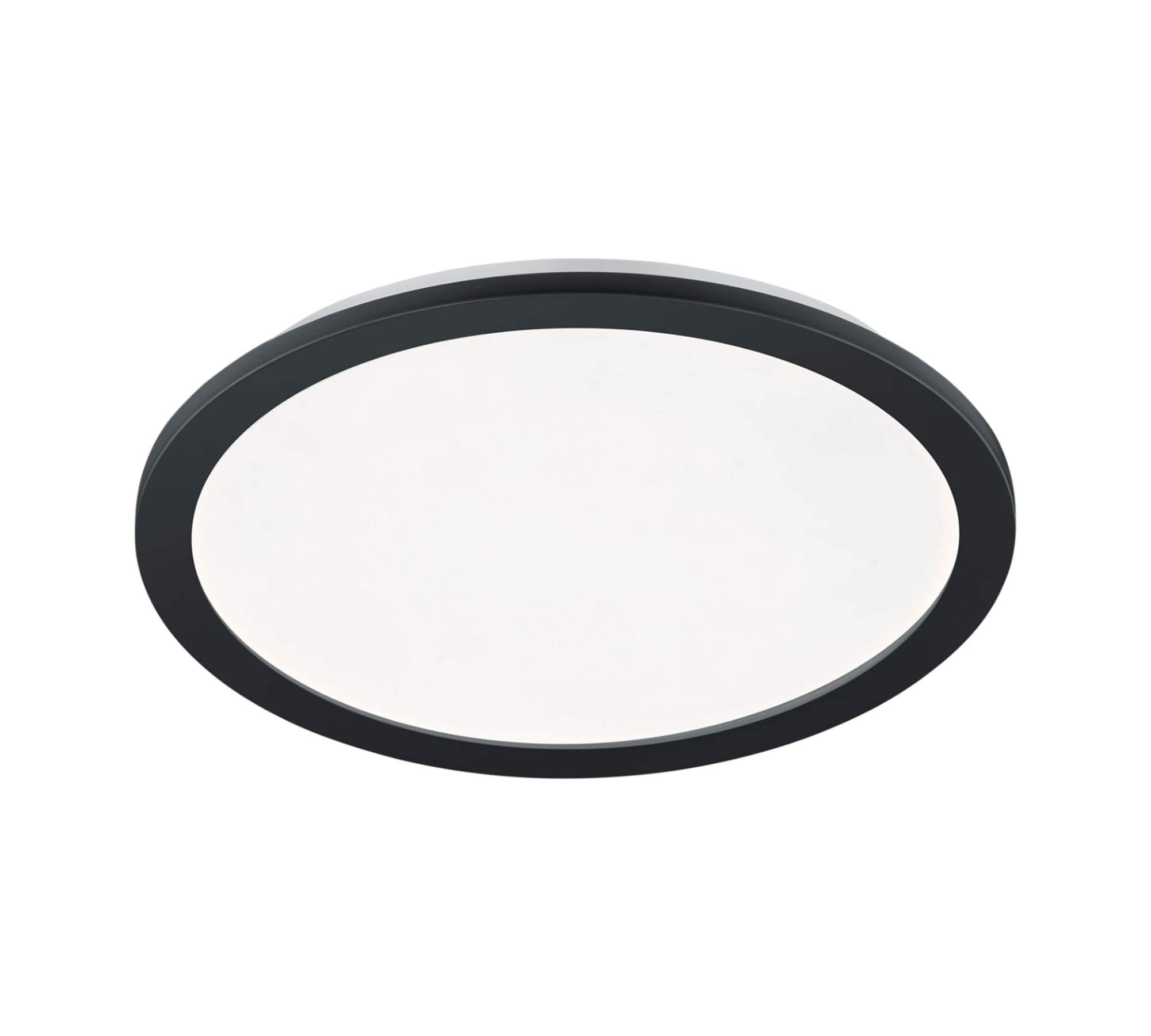 1-Flammige Deckenleuchte Polycarbonat Schwarz