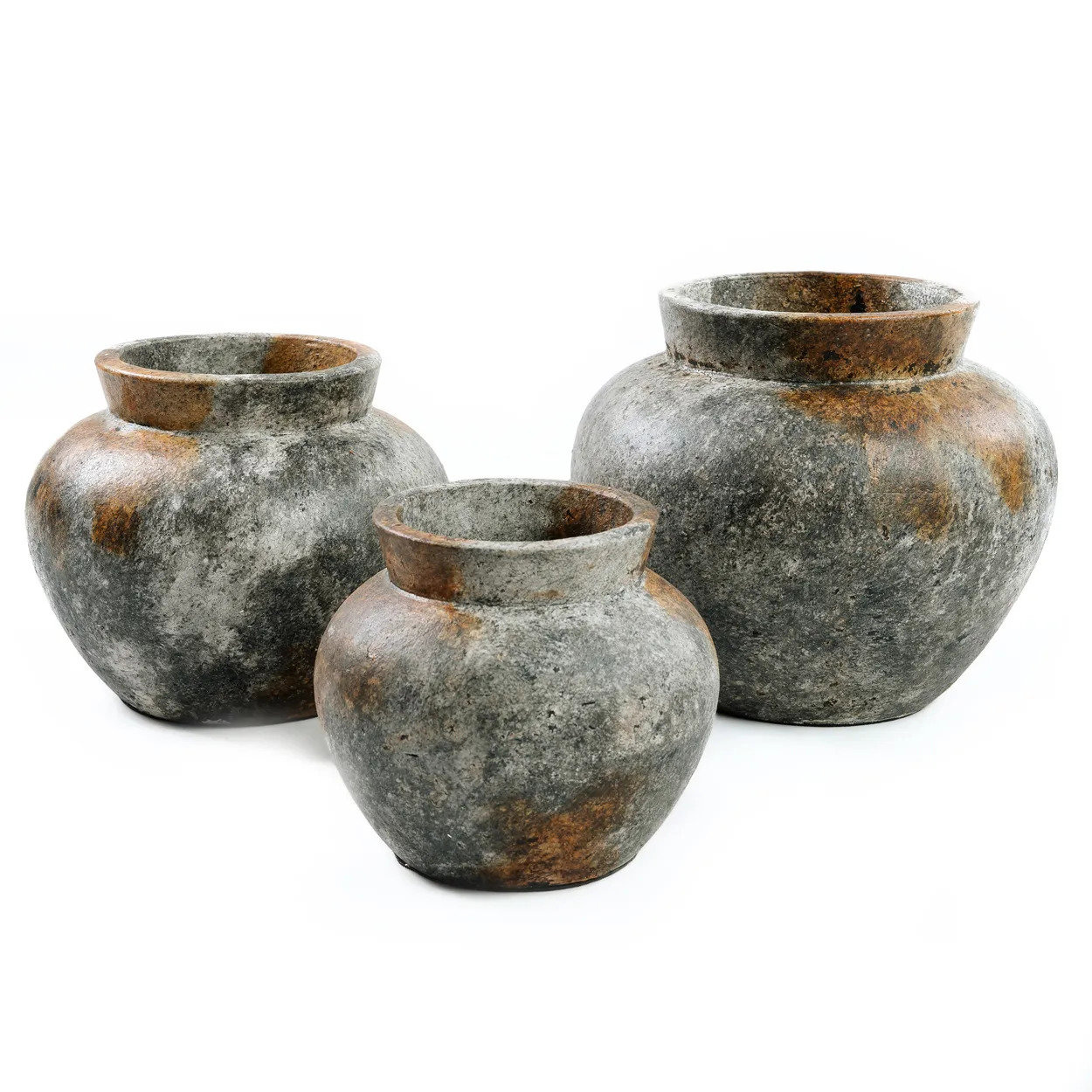 Funky Vase Grau