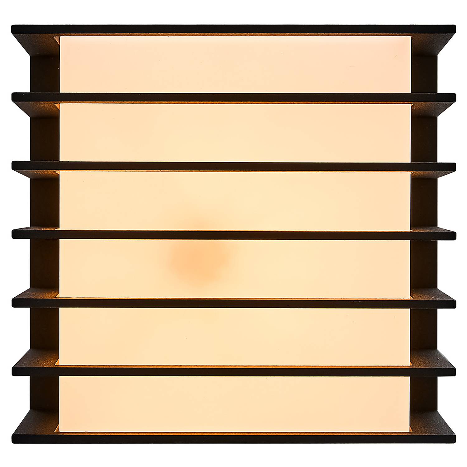 Fluctus Wandleuchte Aluminium Schwarz 1-flammig