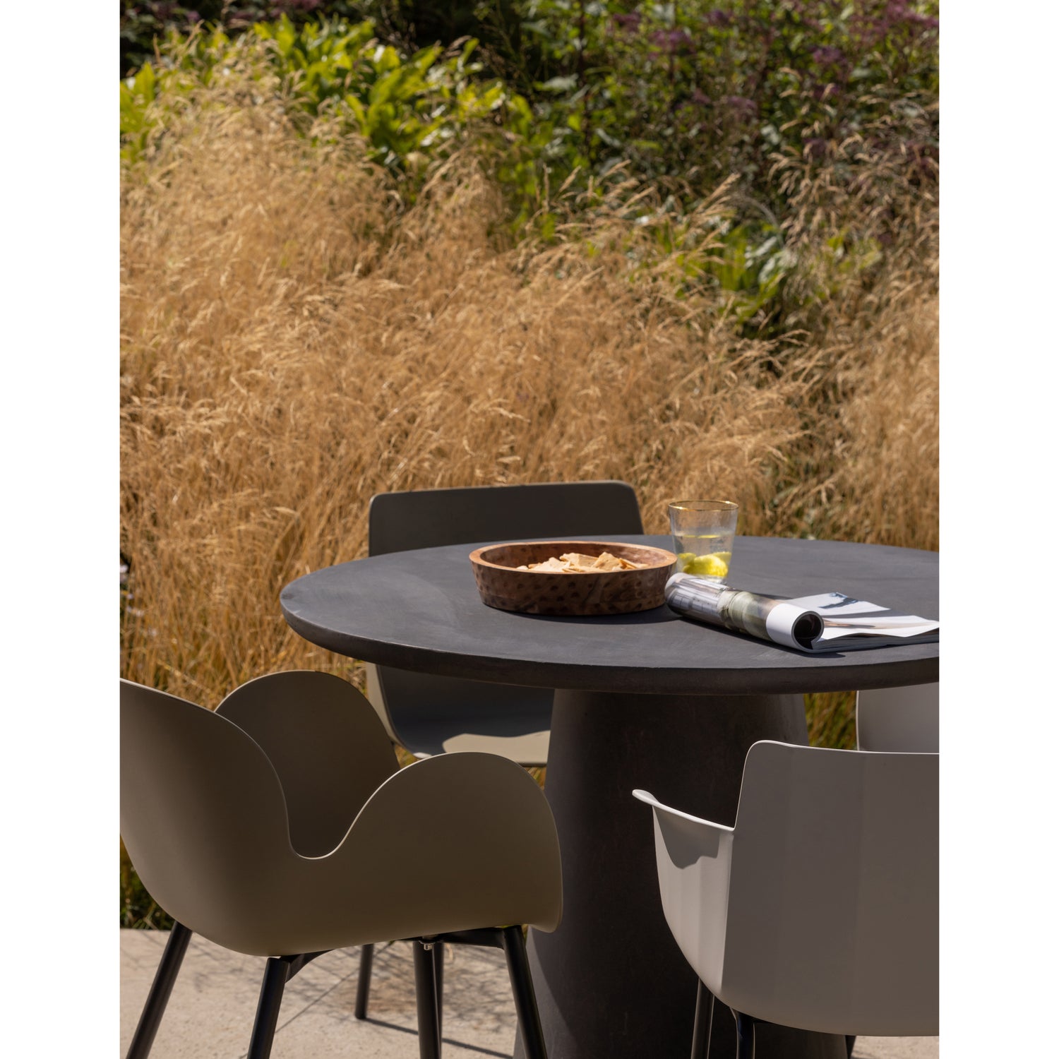 Foppe Gartenstuhl Metall Hellgrau