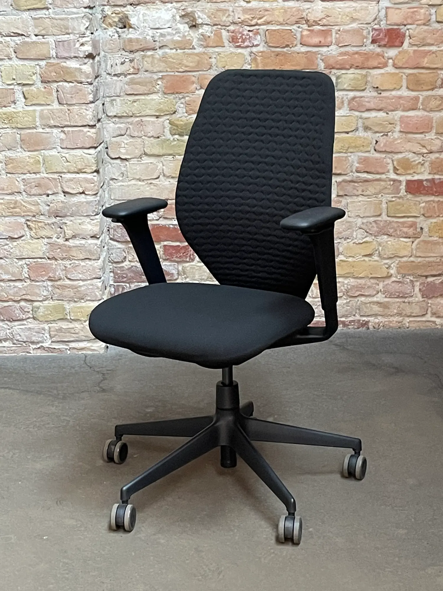 ACX Soft Bürostuhl Textil Kunststoff Schwarz