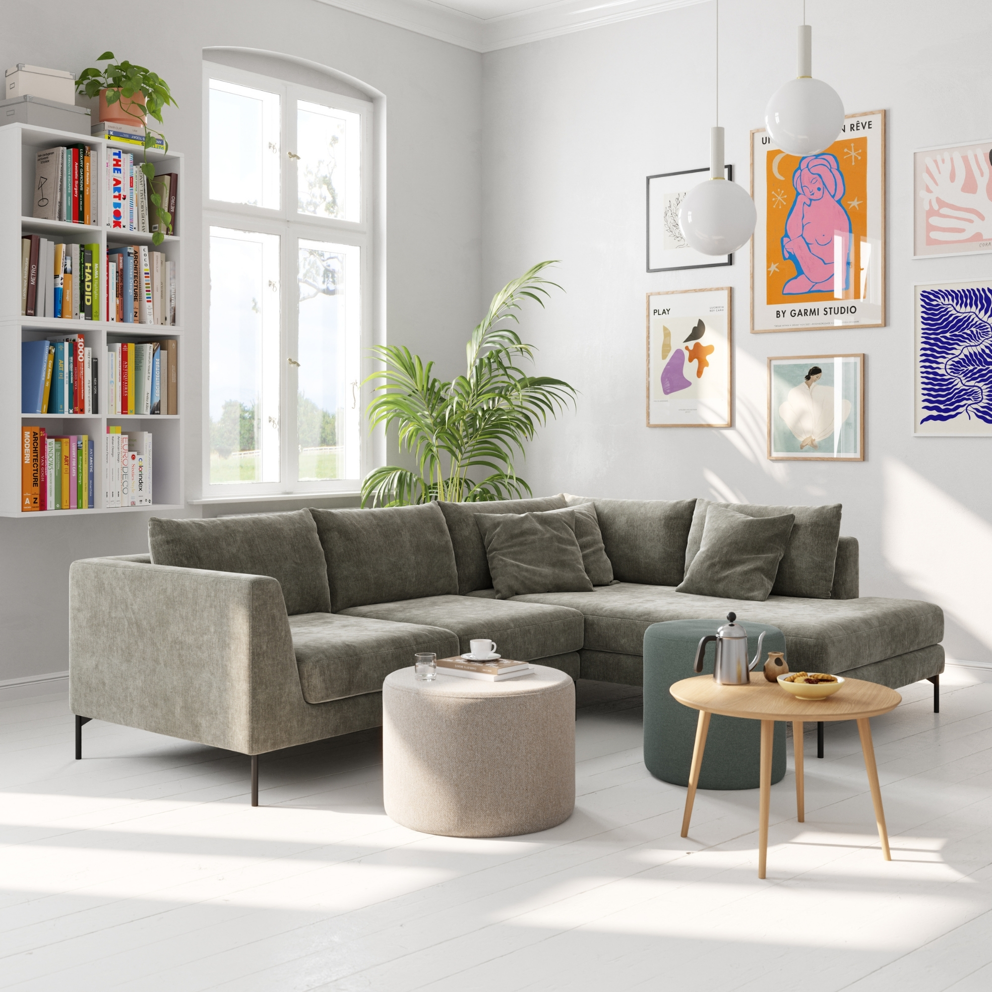 Noa Sofa Récamiere Links Pasha Dune