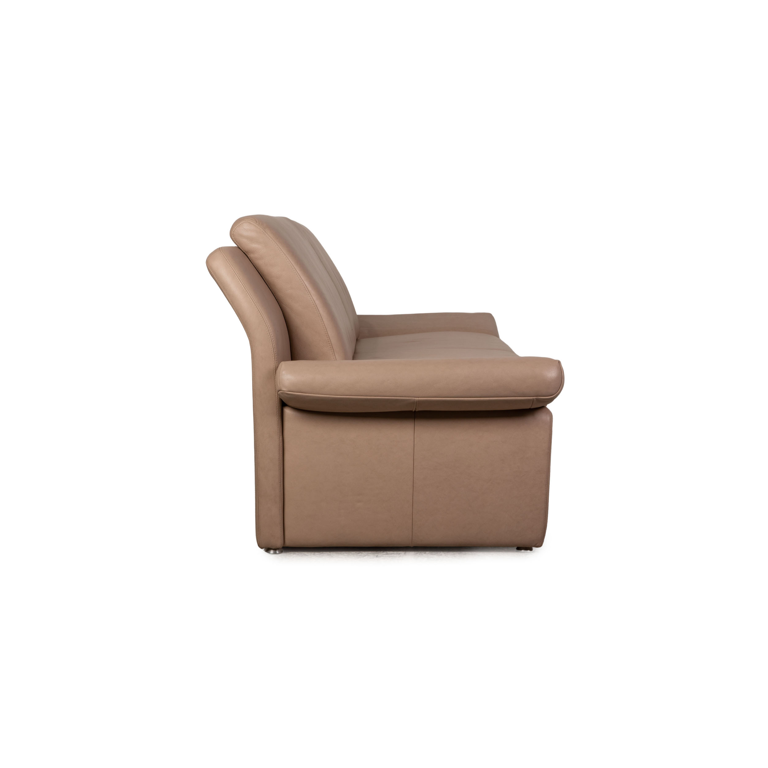 Sofa 3-Sitzer Leder Beige