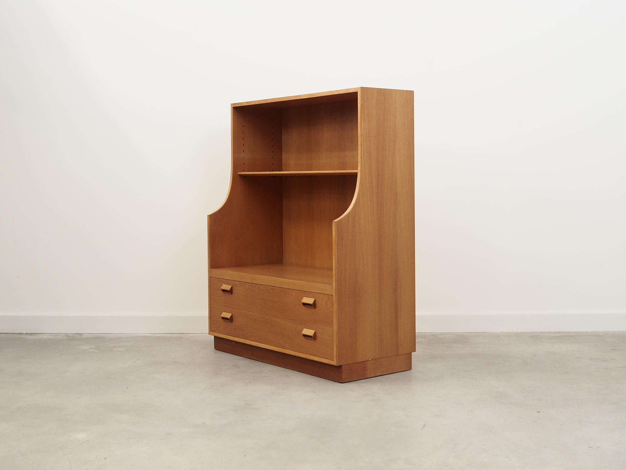 Vintage Bookshelf Wood Brown 1970s