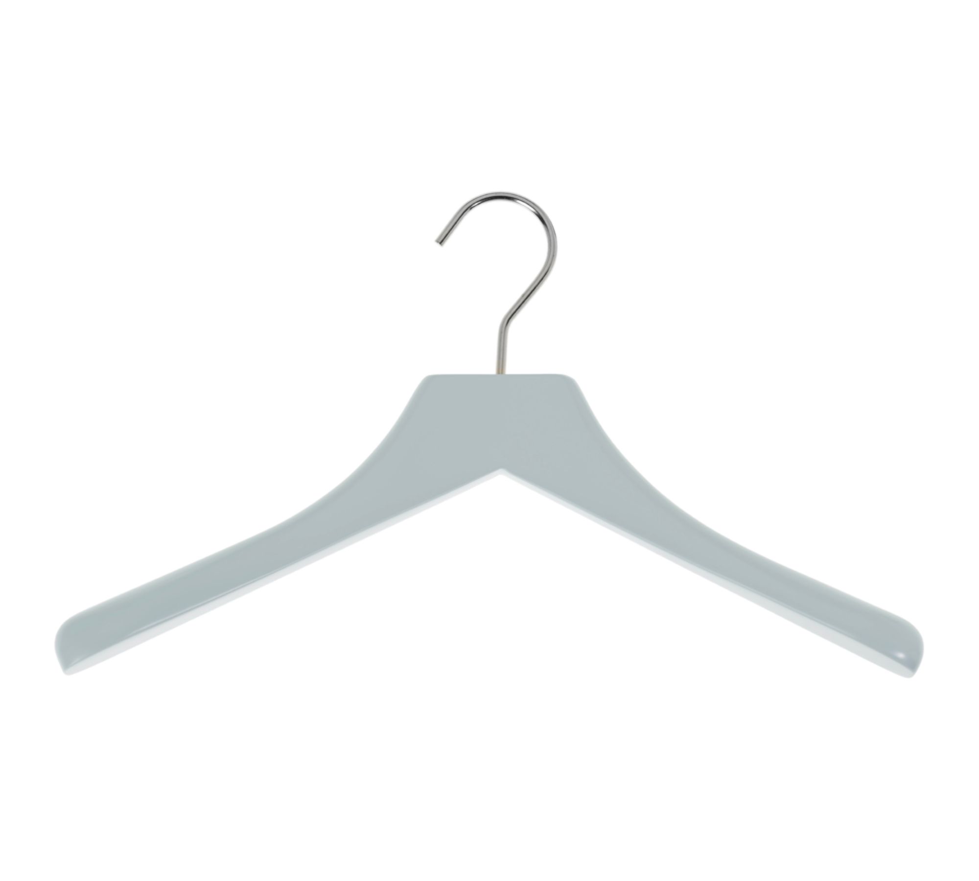 0112.Kleiderbügel Holz Metall Blau