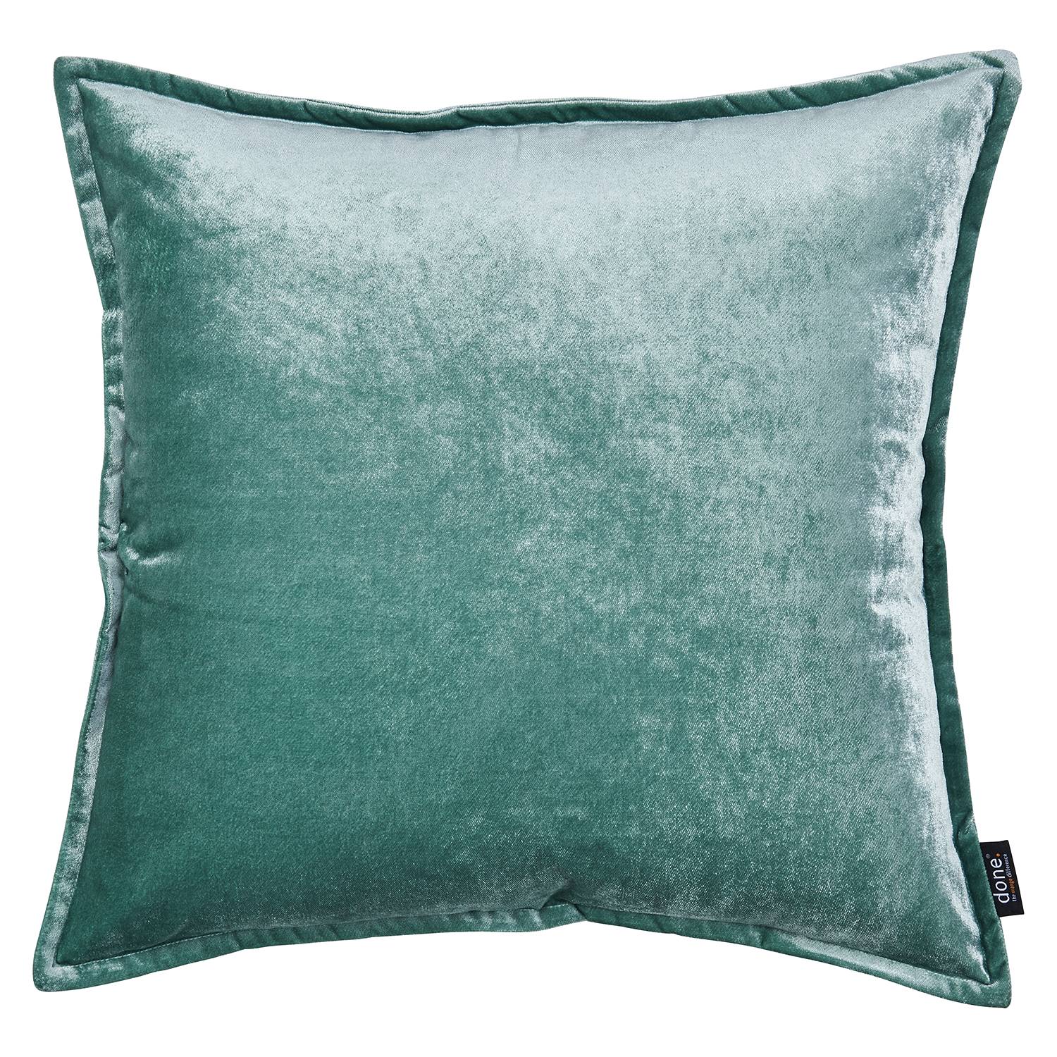 Kissenbezug Glam Mischgewebe Petrol 65 x 65 cm