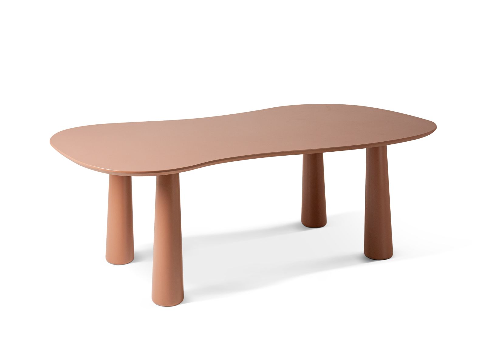 Pablo Dining Table 8-Seater Brown Amber