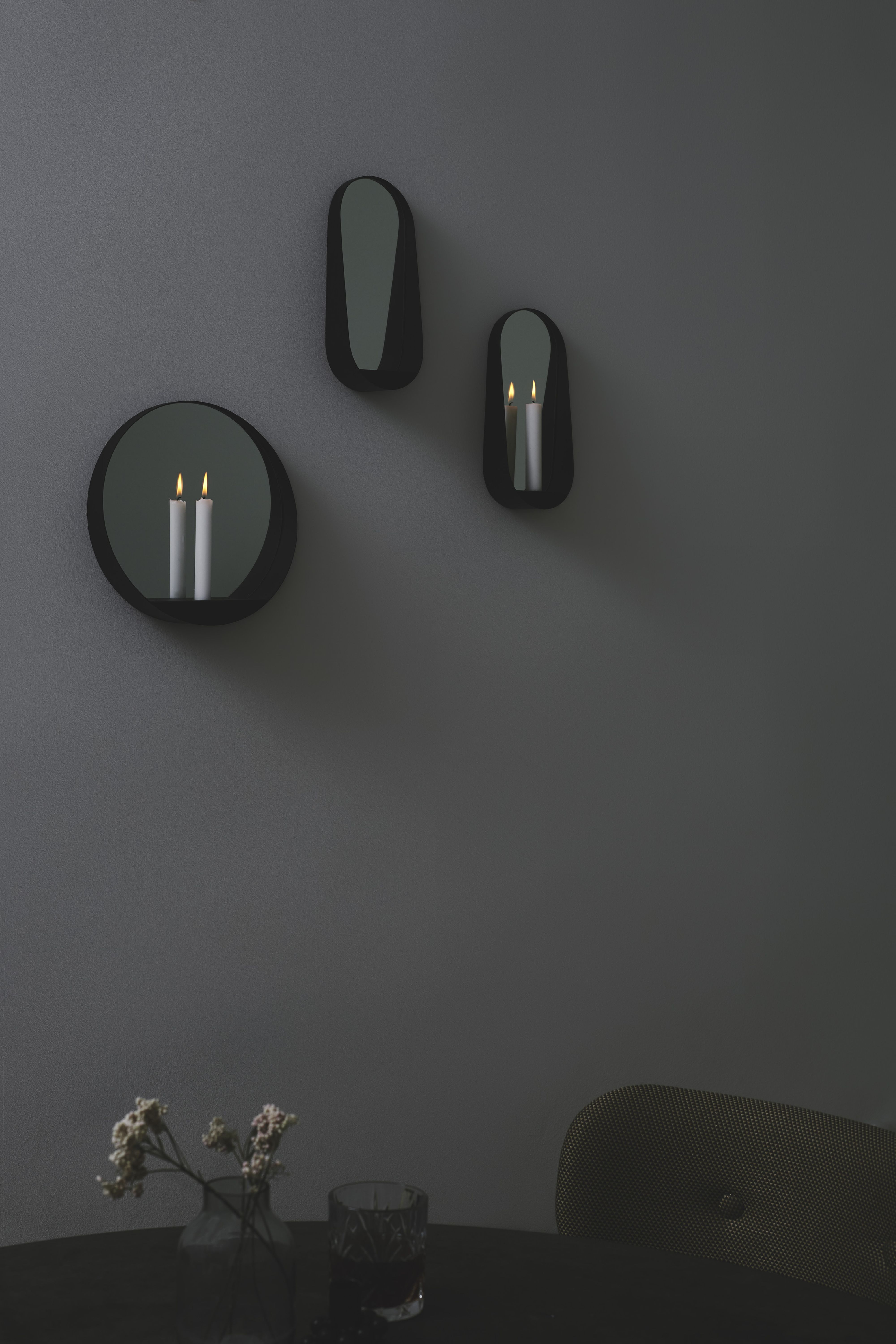 Candle holder Black