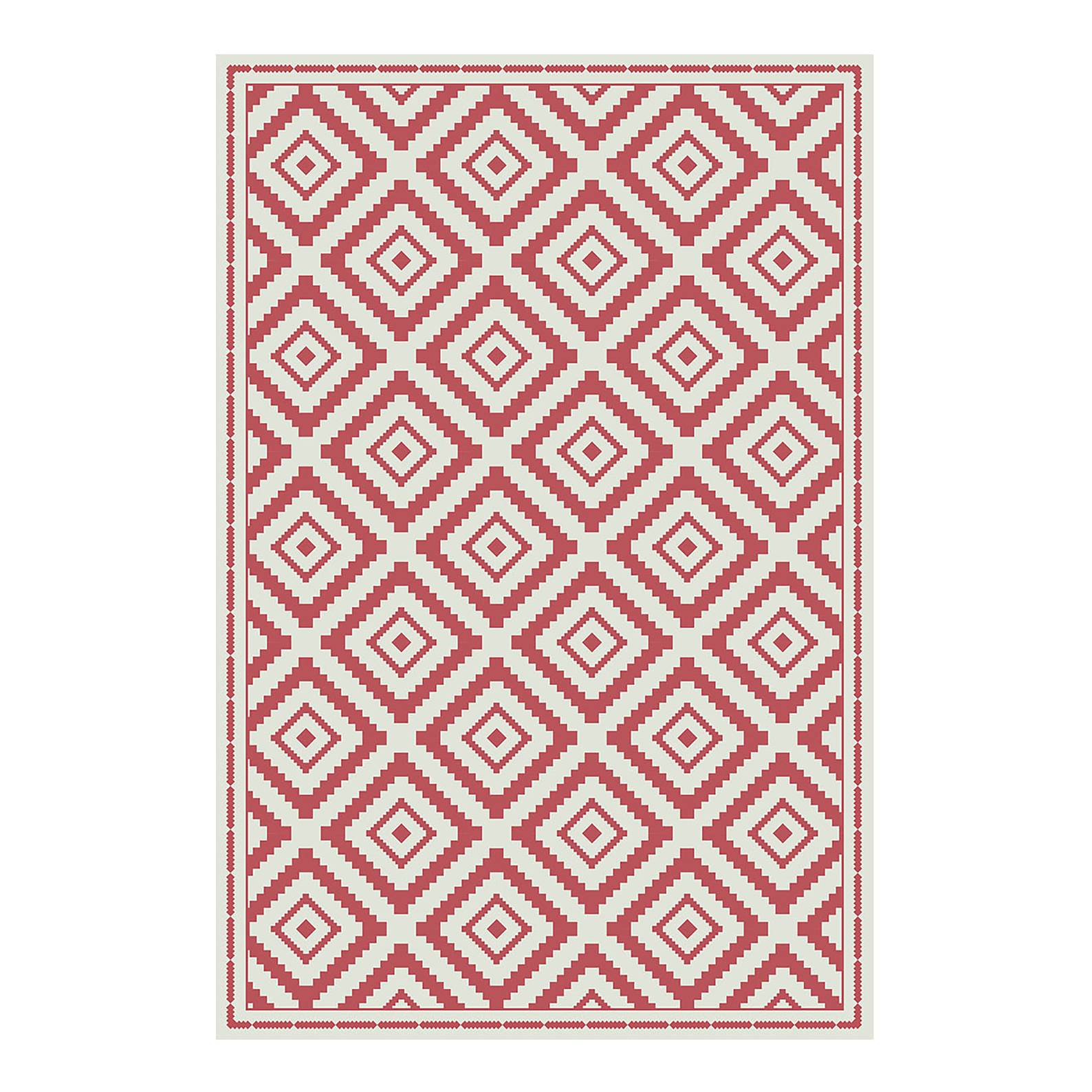 Matteo Ethnic Rug Red 60 x 90 cm
