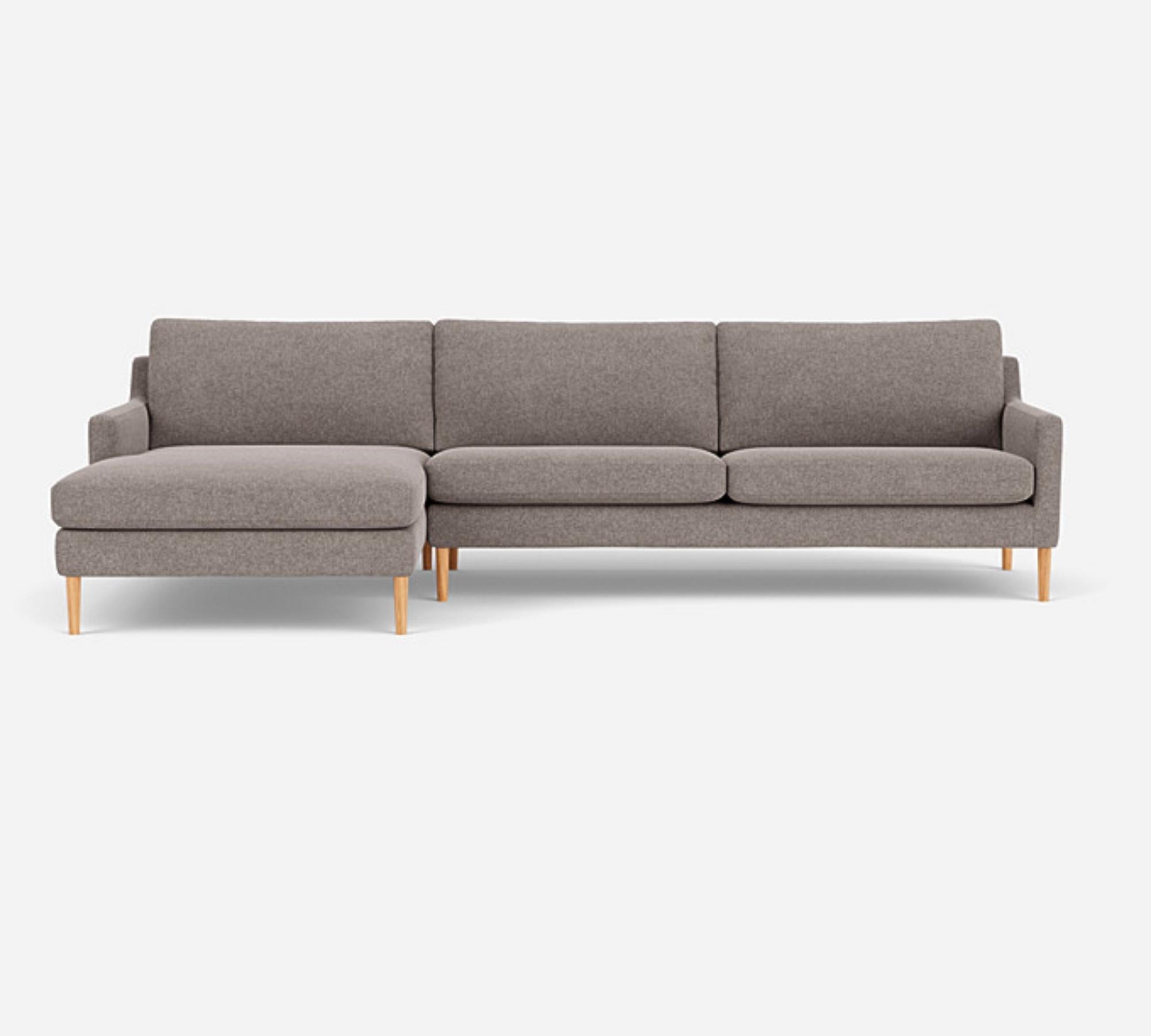 Astha 3-Sitzer Sofa Récamiere Links Olena Mole