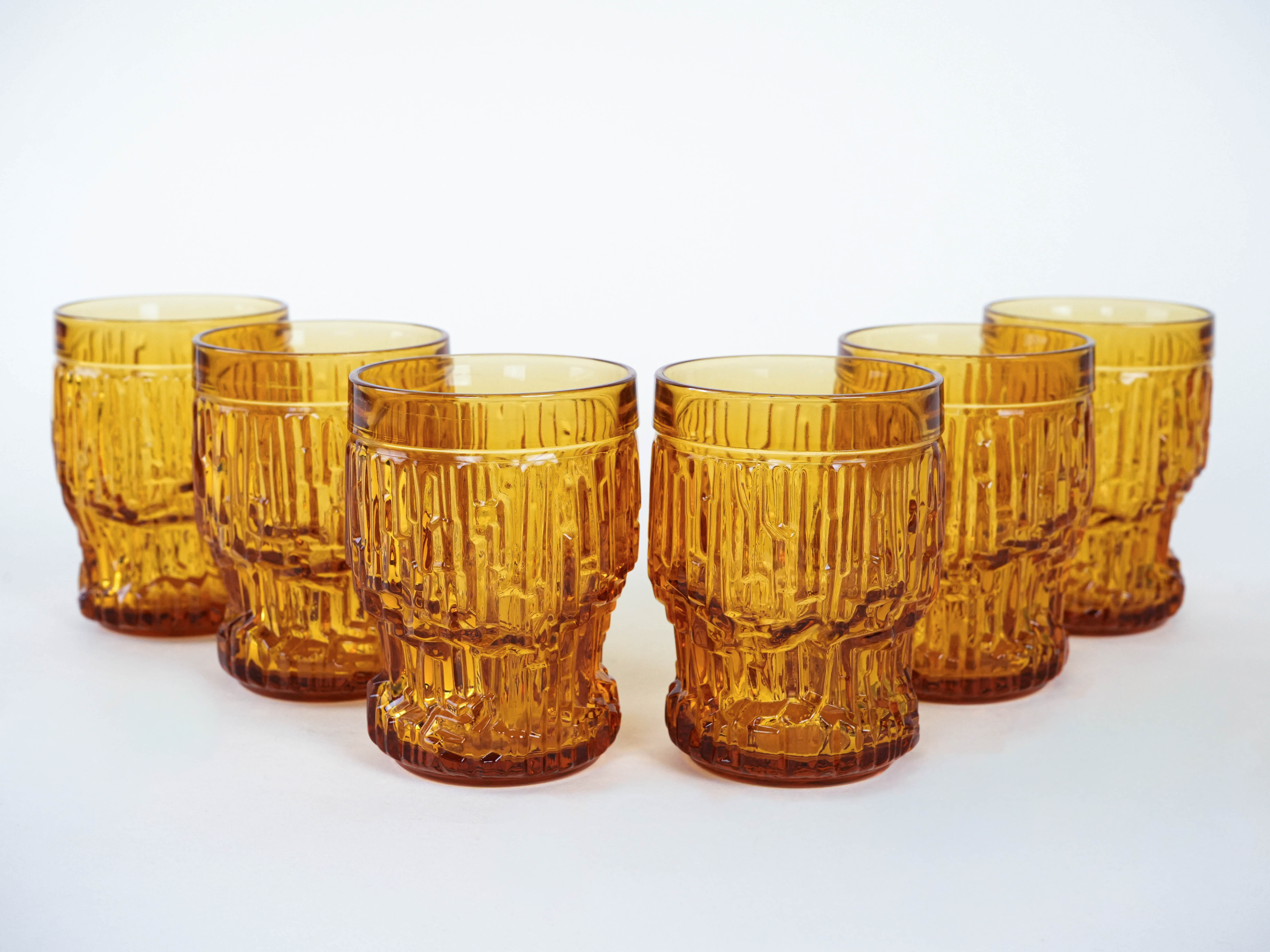 Brillen-Set Glas Transparent 1960er Jahre