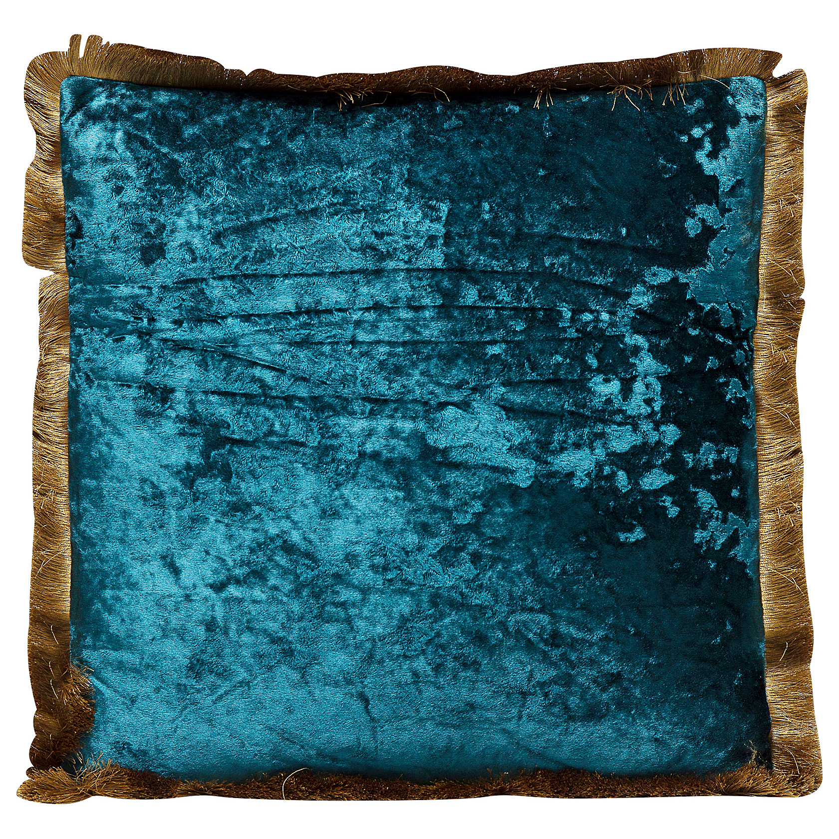 Cannes Decorative Cushion Petrol Blue 45x8x45cm