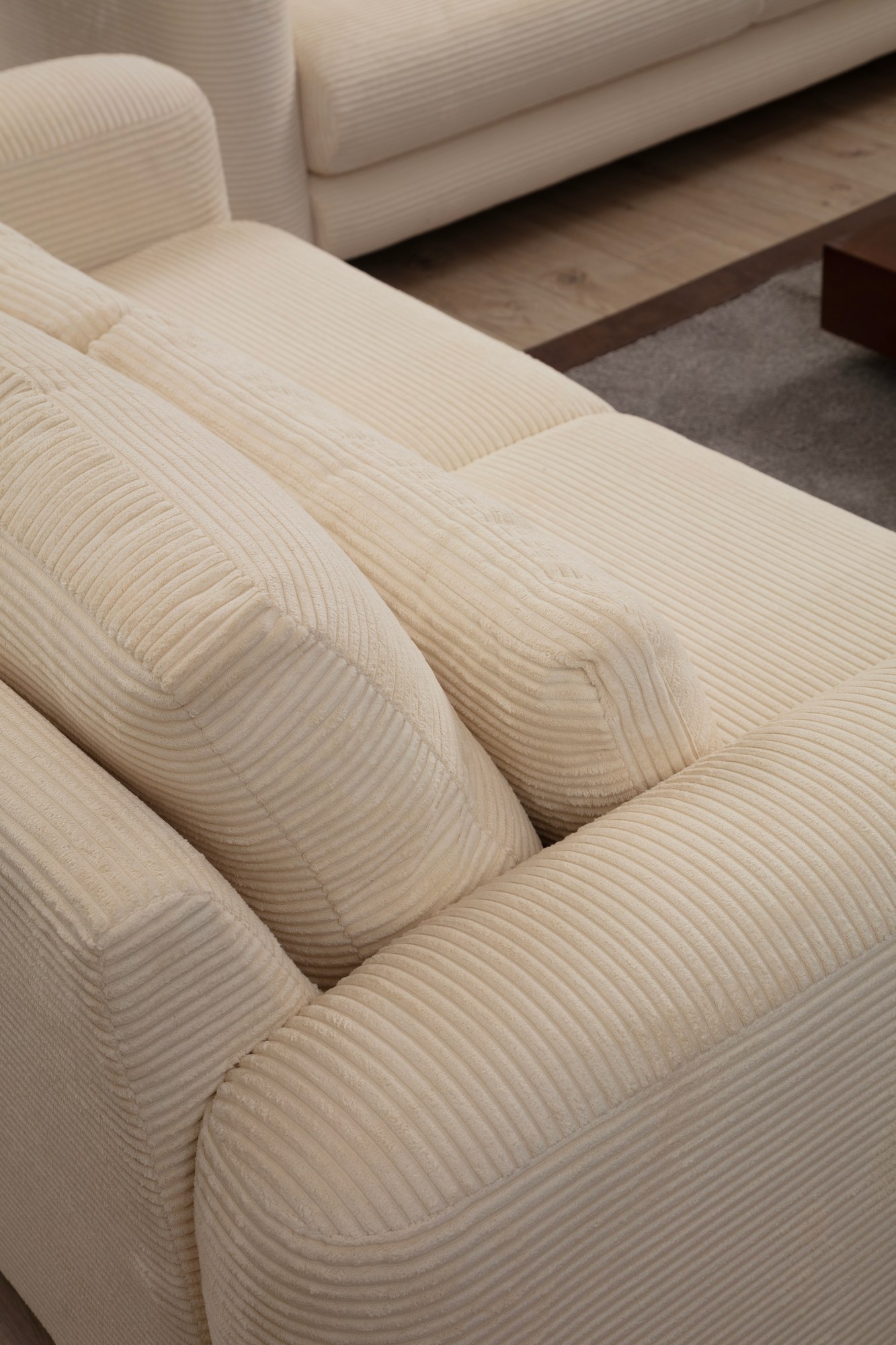 Sofa 2-Sitzer Beige